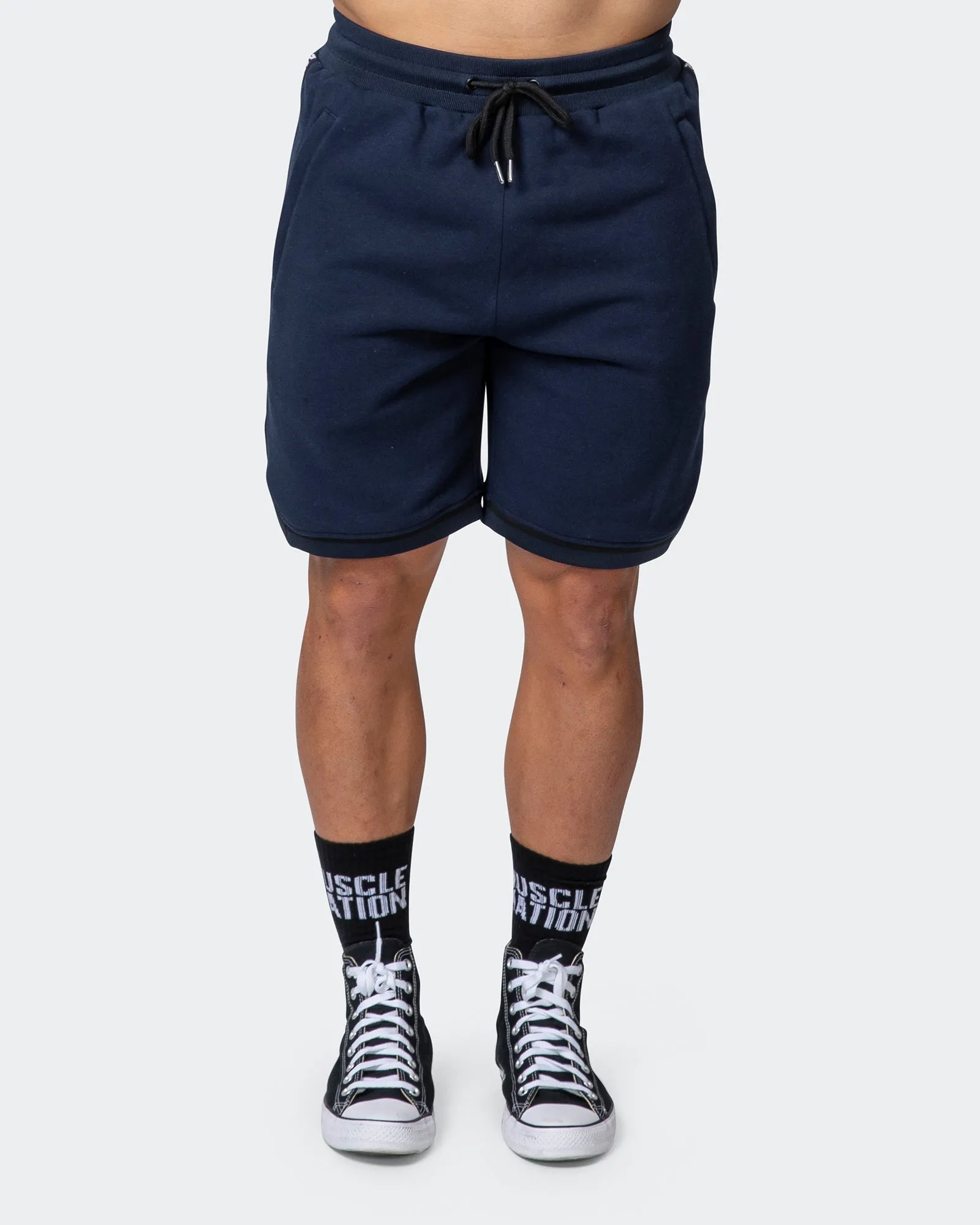 MVP 8" Basketball Shorts - Navy sold by Muscle Nation product image thumbnail 2