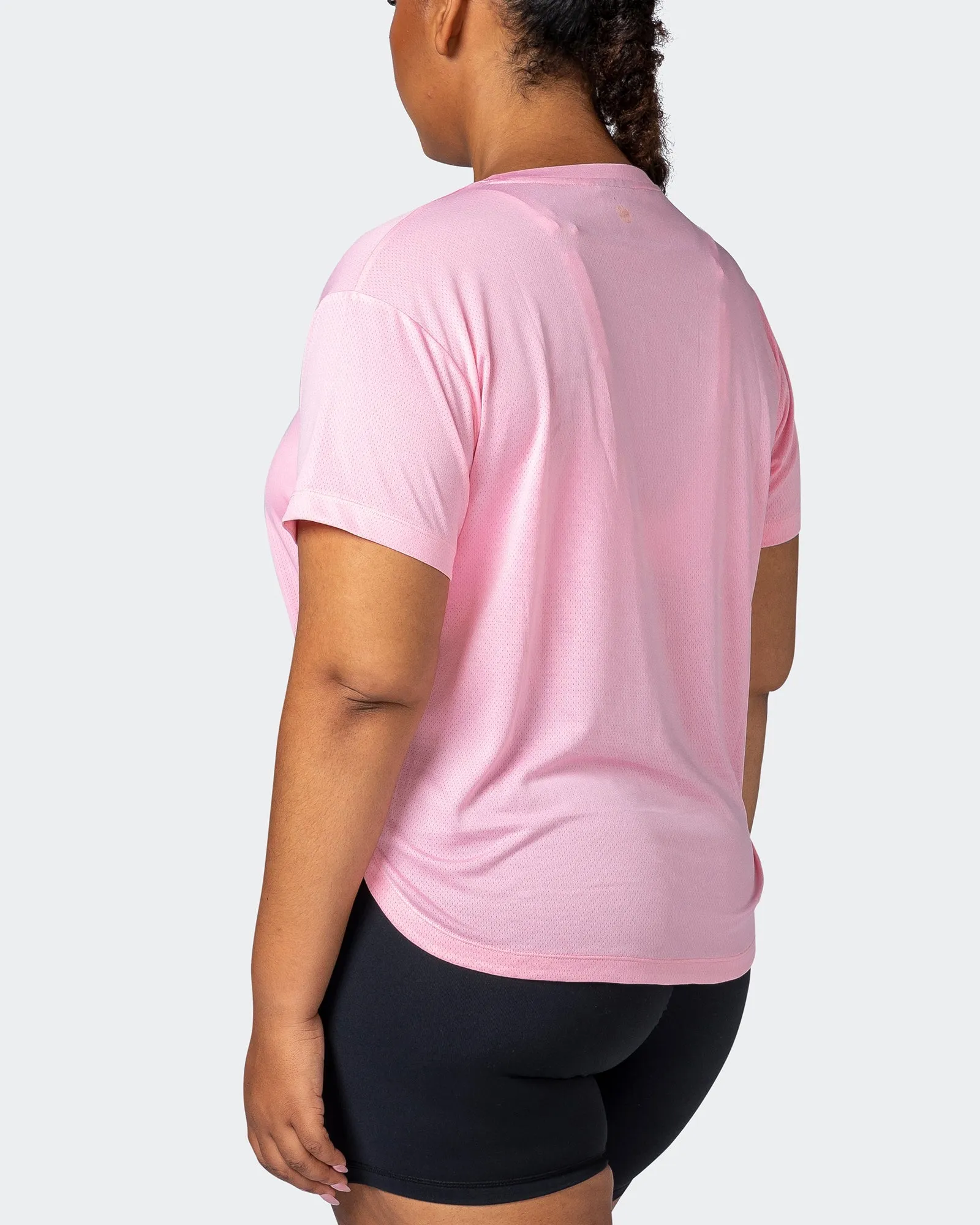 Limitless Training Tee - Strawberry Pink sold by Muscle Nation product image thumbnail 5