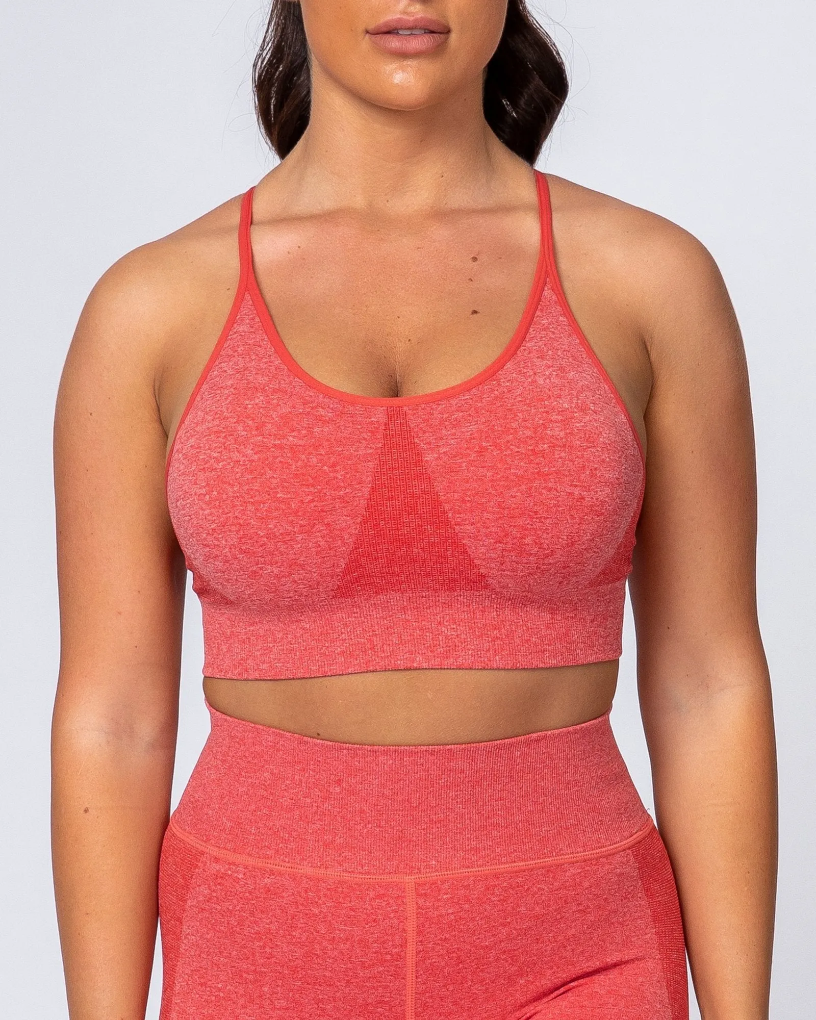 All Day Strap Seamless Bra - Poppy Marl sold by Muscle Nation product image thumbnail 3