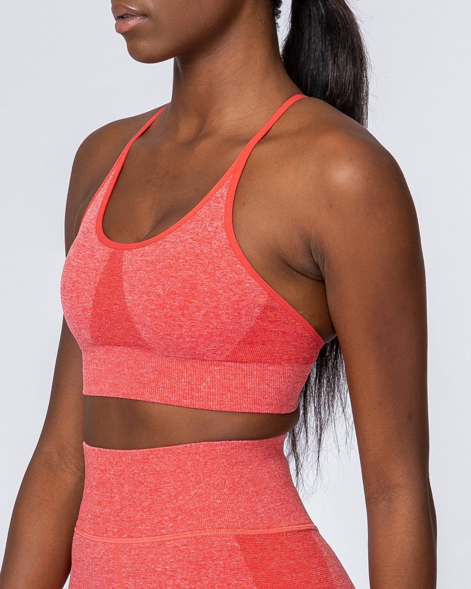 All Day Strap Seamless Bra - Poppy Marl sold by Muscle Nation product image thumbnail 5