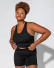 Longline Seamless Bra - Black sold by Muscle Nation