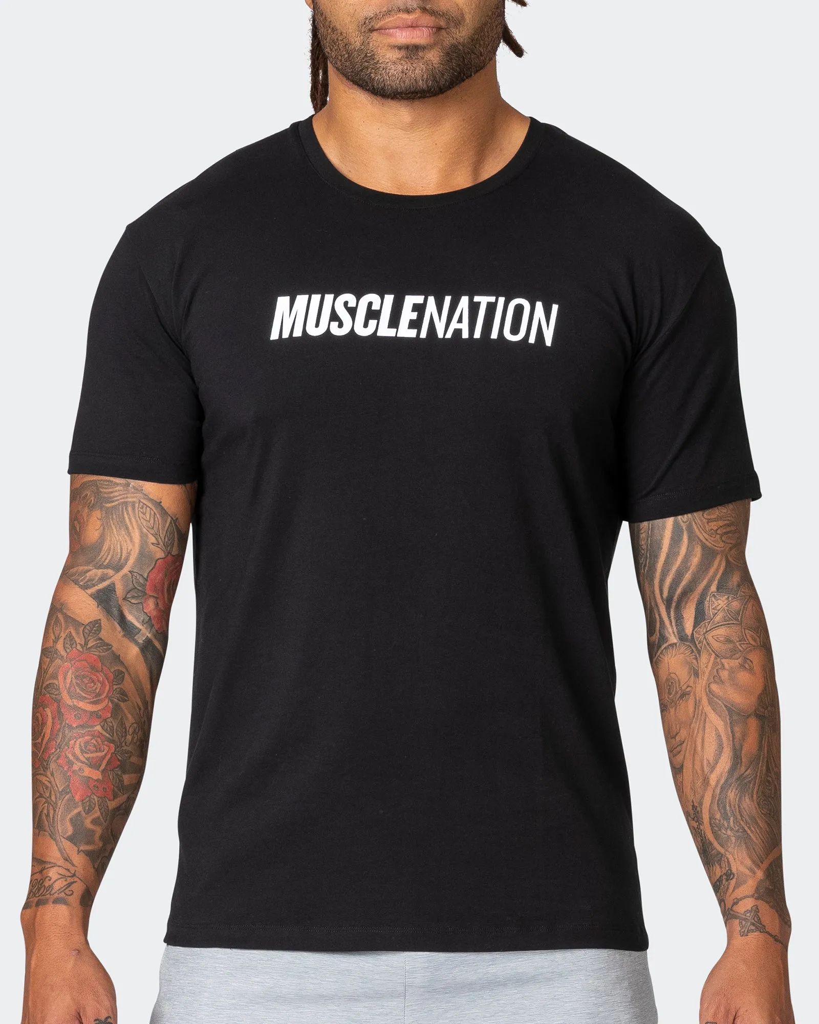 Strike Tee - Black / White sold by Muscle Nation product image thumbnail 2