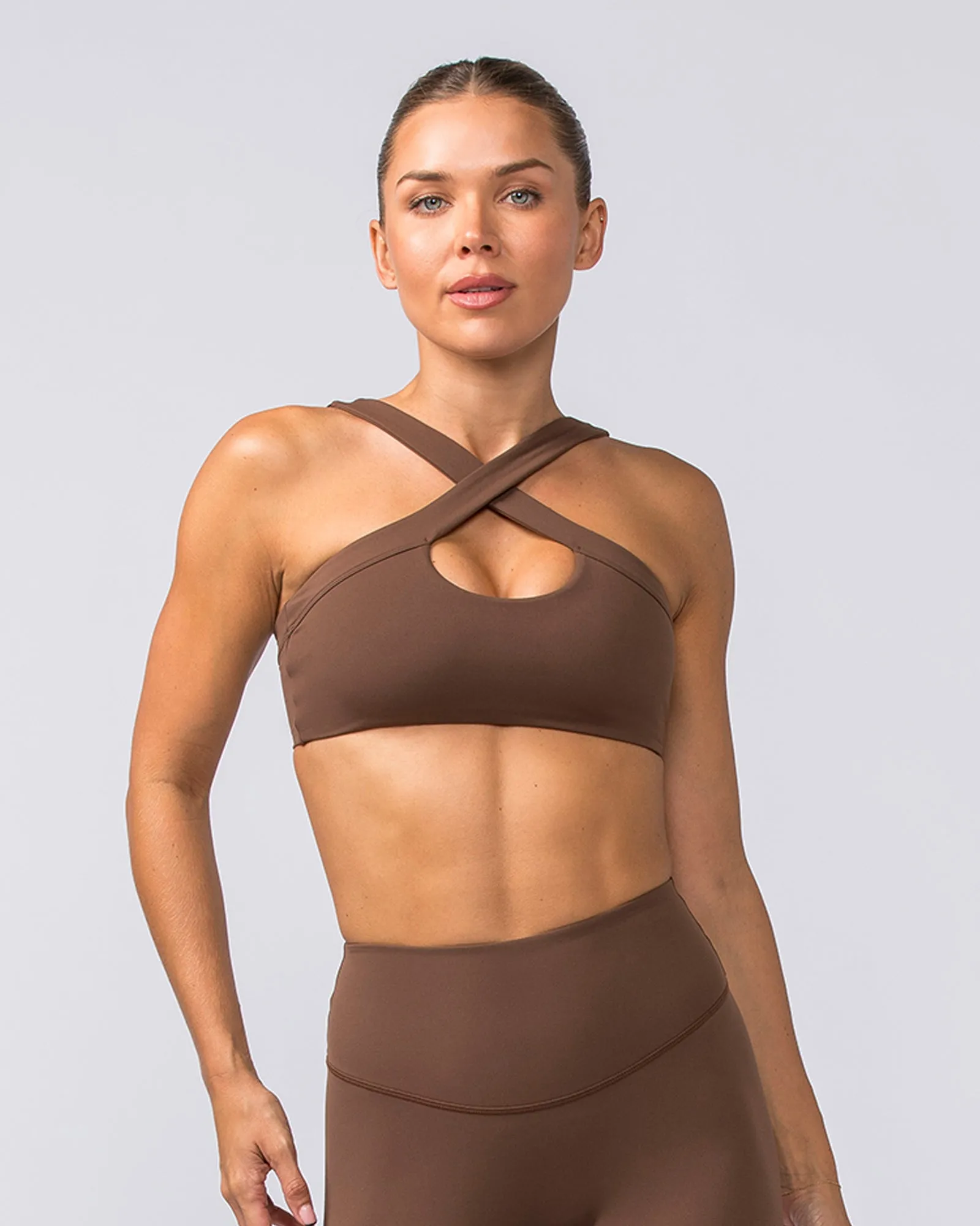 Luxe Bralette - Fudge sold by Muscle Nation