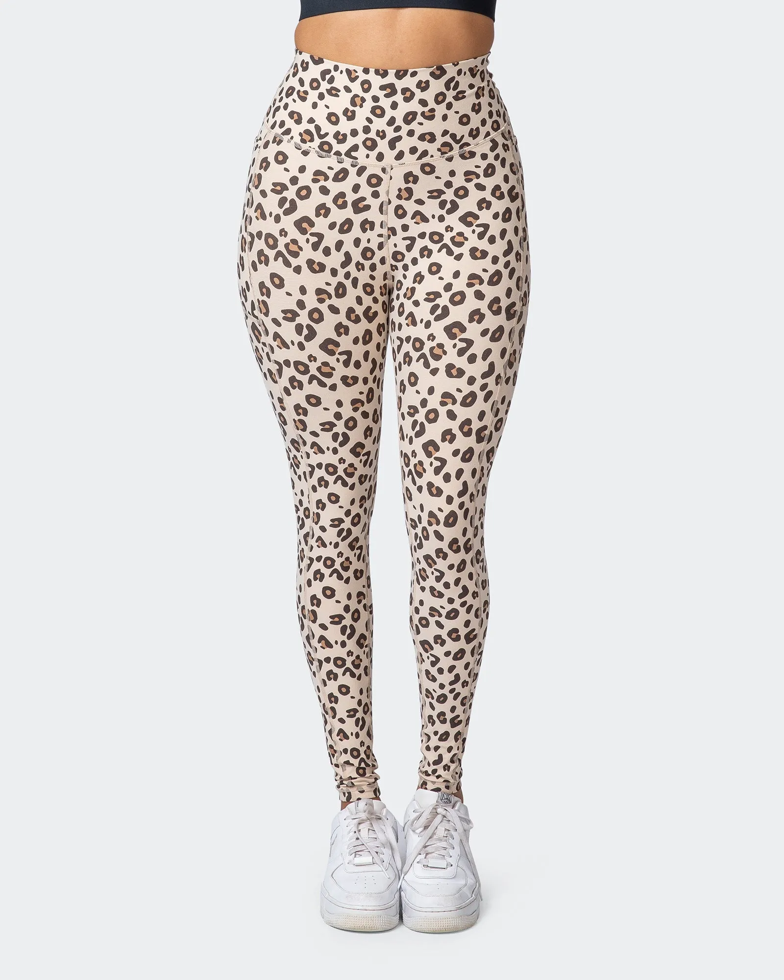 Signature Super High Pocket Full Length Leggings - Cheetah Print sold by Muscle Nation product image thumbnail 2