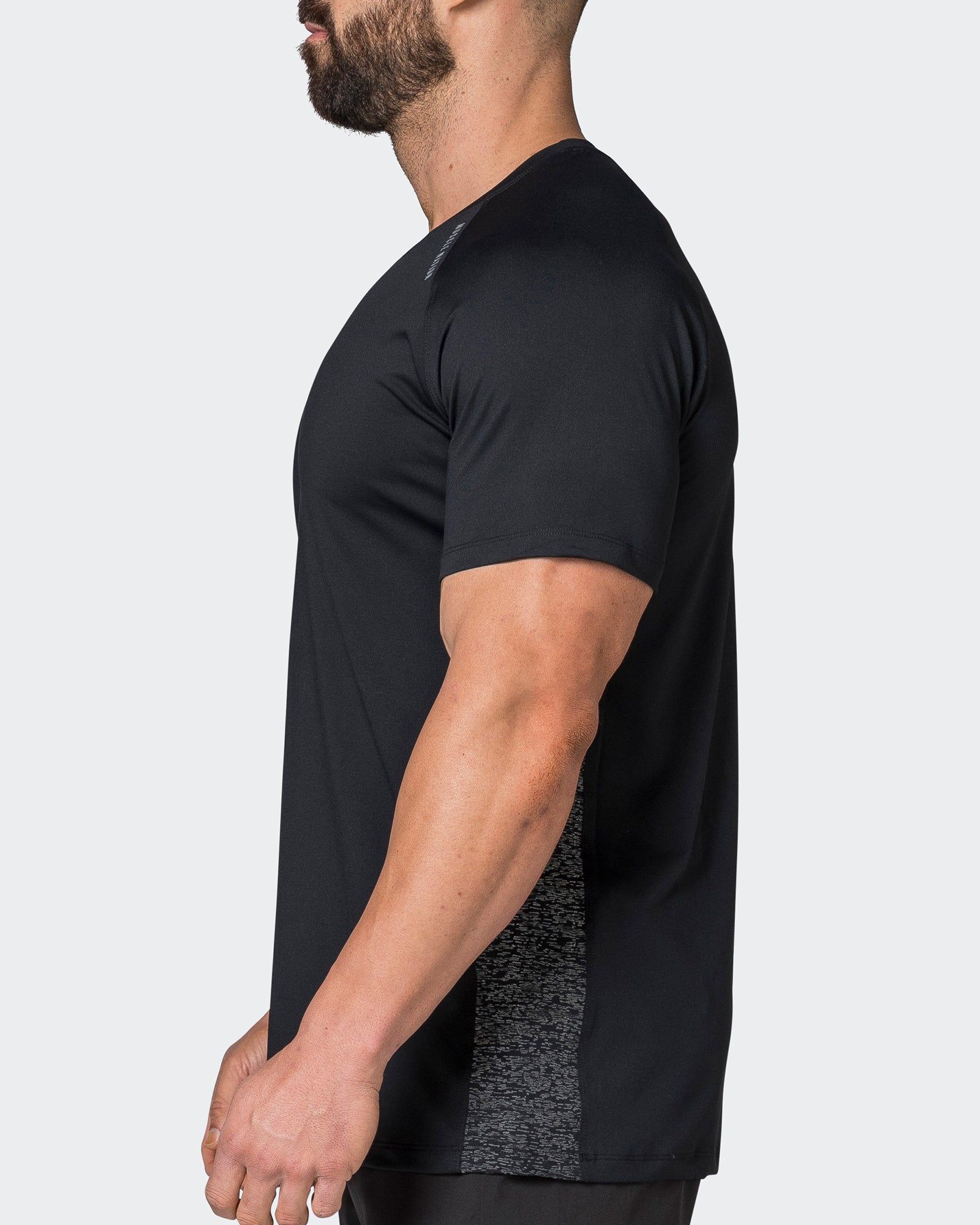 Reflective Running Tee - Black sold by Muscle Nation product image thumbnail 4