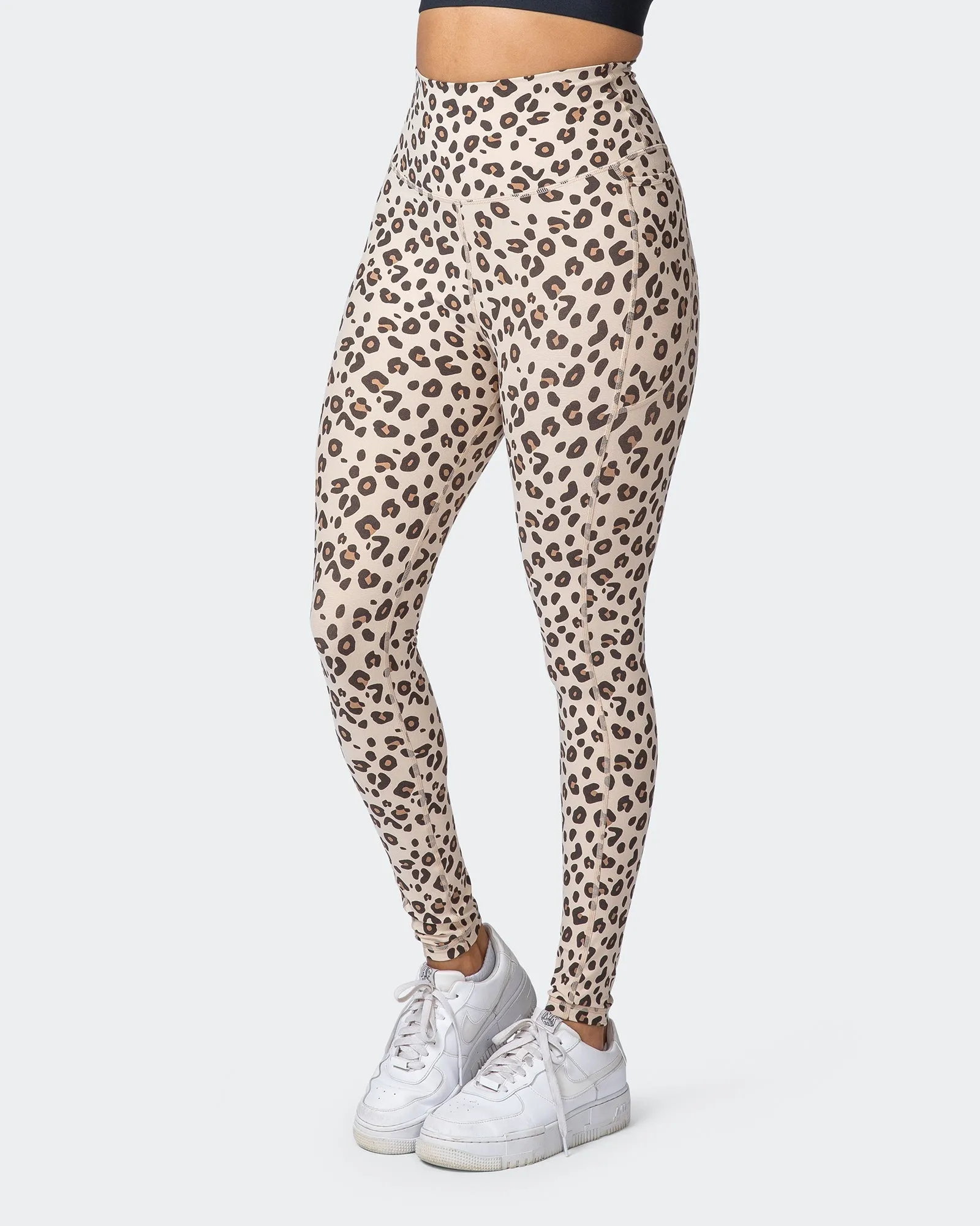 Signature Super High Pocket Full Length Leggings - Cheetah Print sold by Muscle Nation product image thumbnail 3
