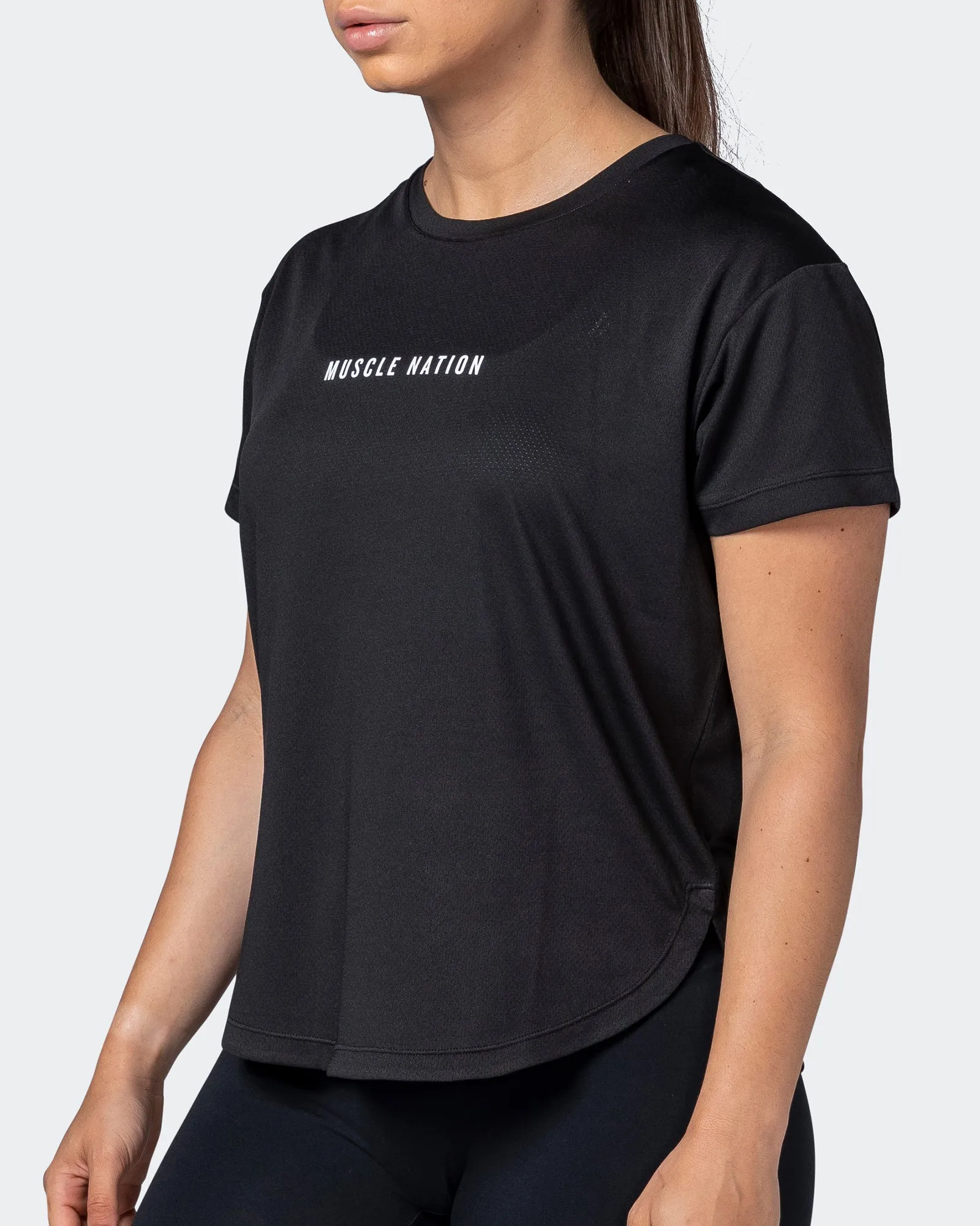 Limitless Training Tee - Black sold by Muscle Nation product image thumbnail 3