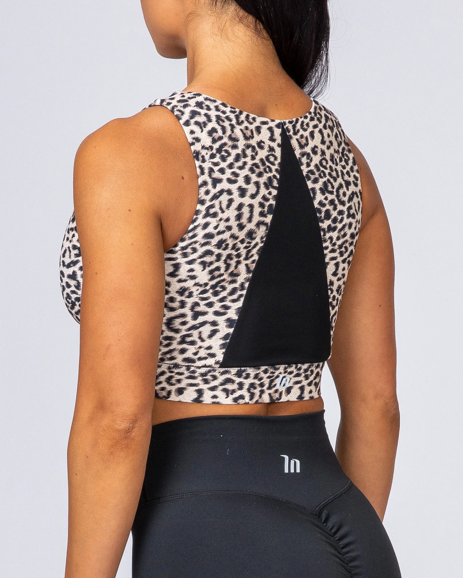 Zip Up Bra - Yellow Leopard sold by Muscle Nation product image thumbnail 2