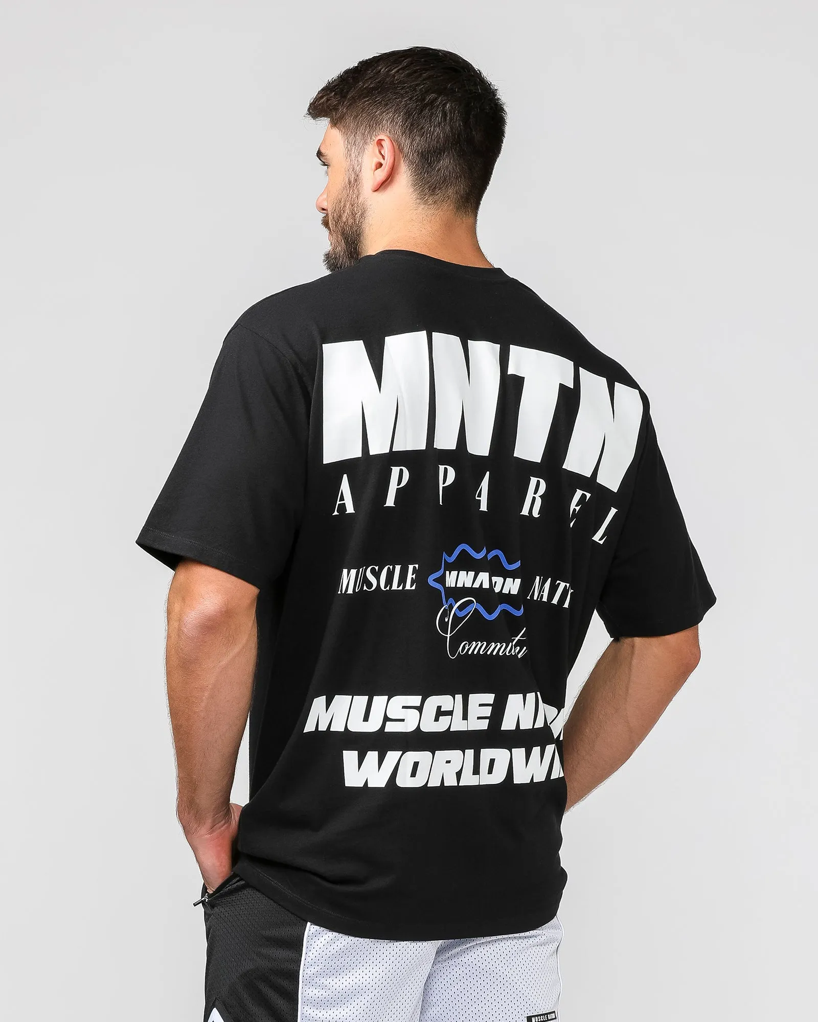 Represent Oversized Tee - Black sold by Muscle Nation product image thumbnail 3