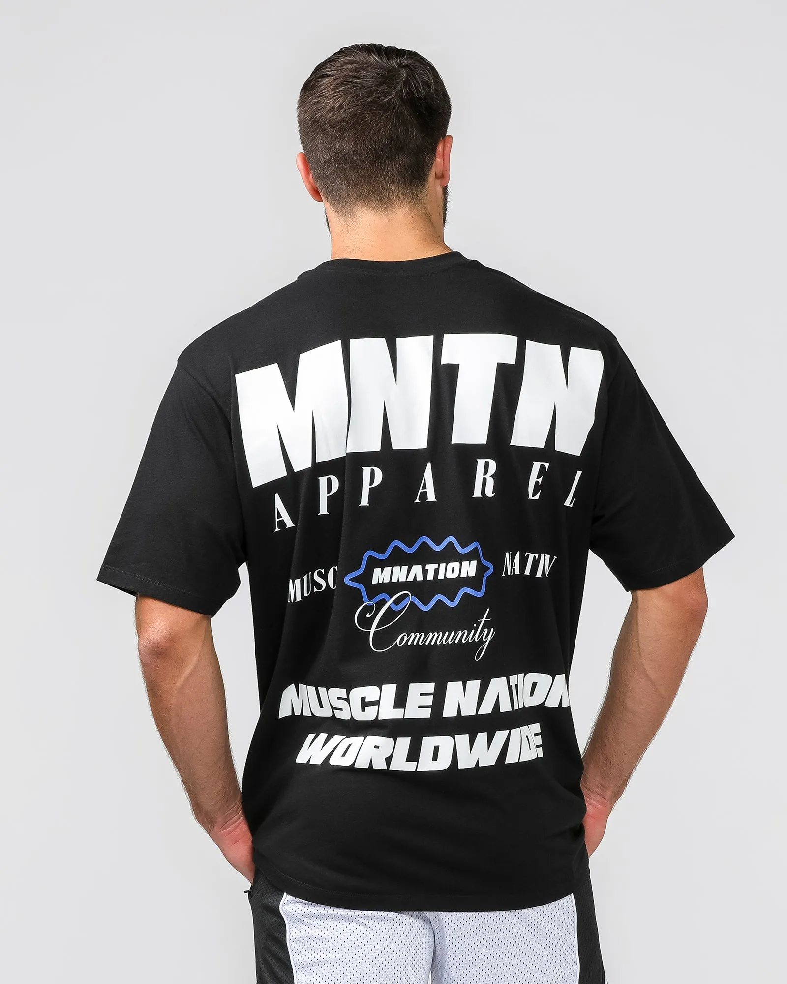 Represent Oversized Tee - Black sold by Muscle Nation product image thumbnail 4