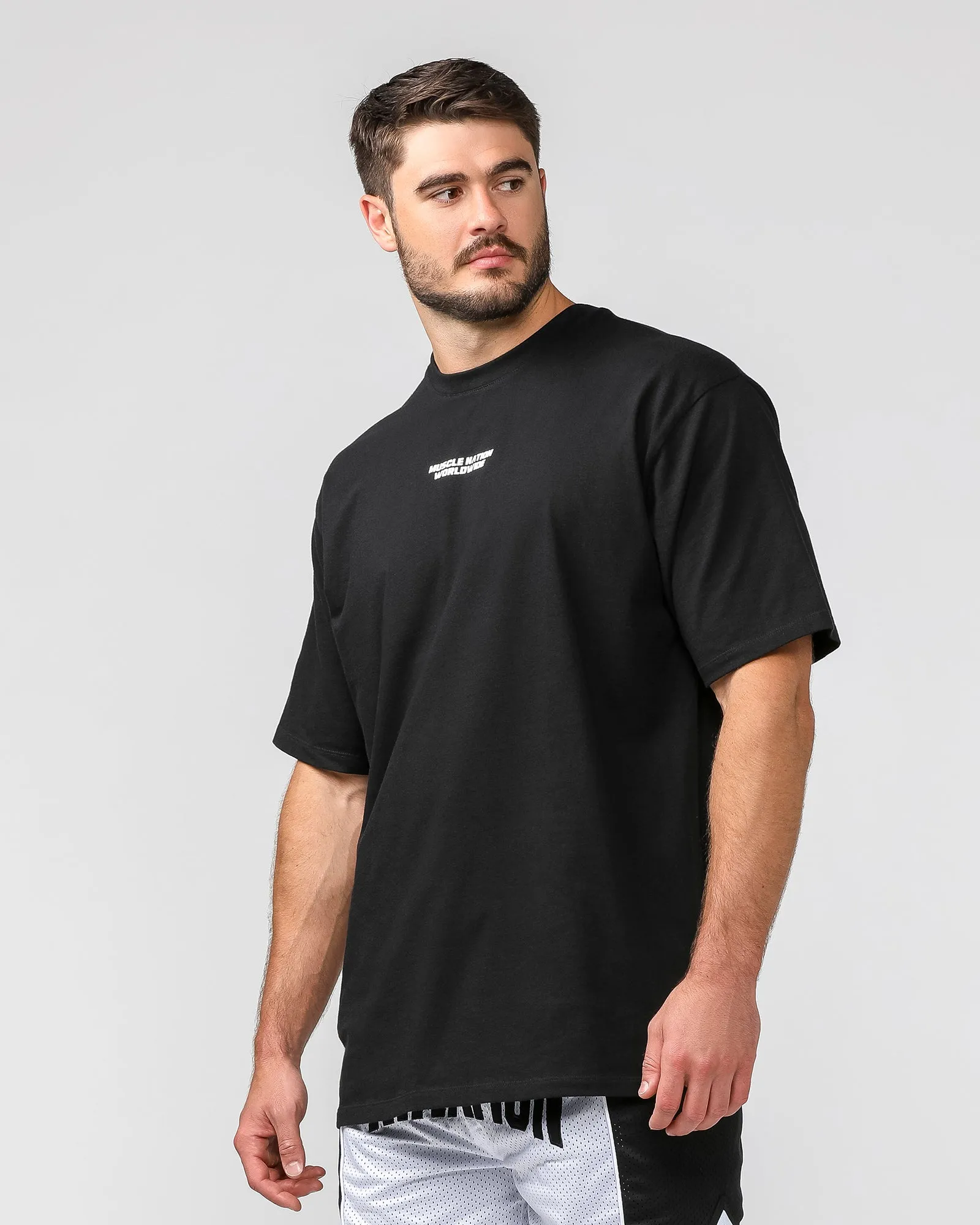Represent Oversized Tee - Black sold by Muscle Nation product image thumbnail 2