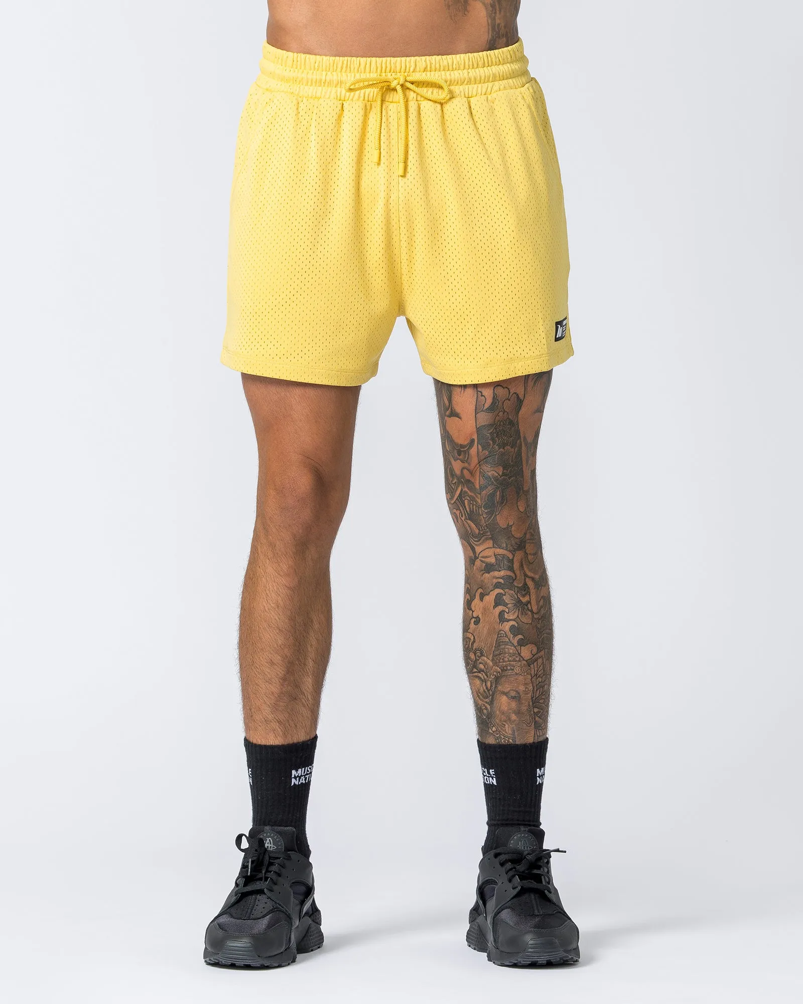 Lay Up 3.5" Shorts - Pineapple sold by Muscle Nation product image thumbnail 2