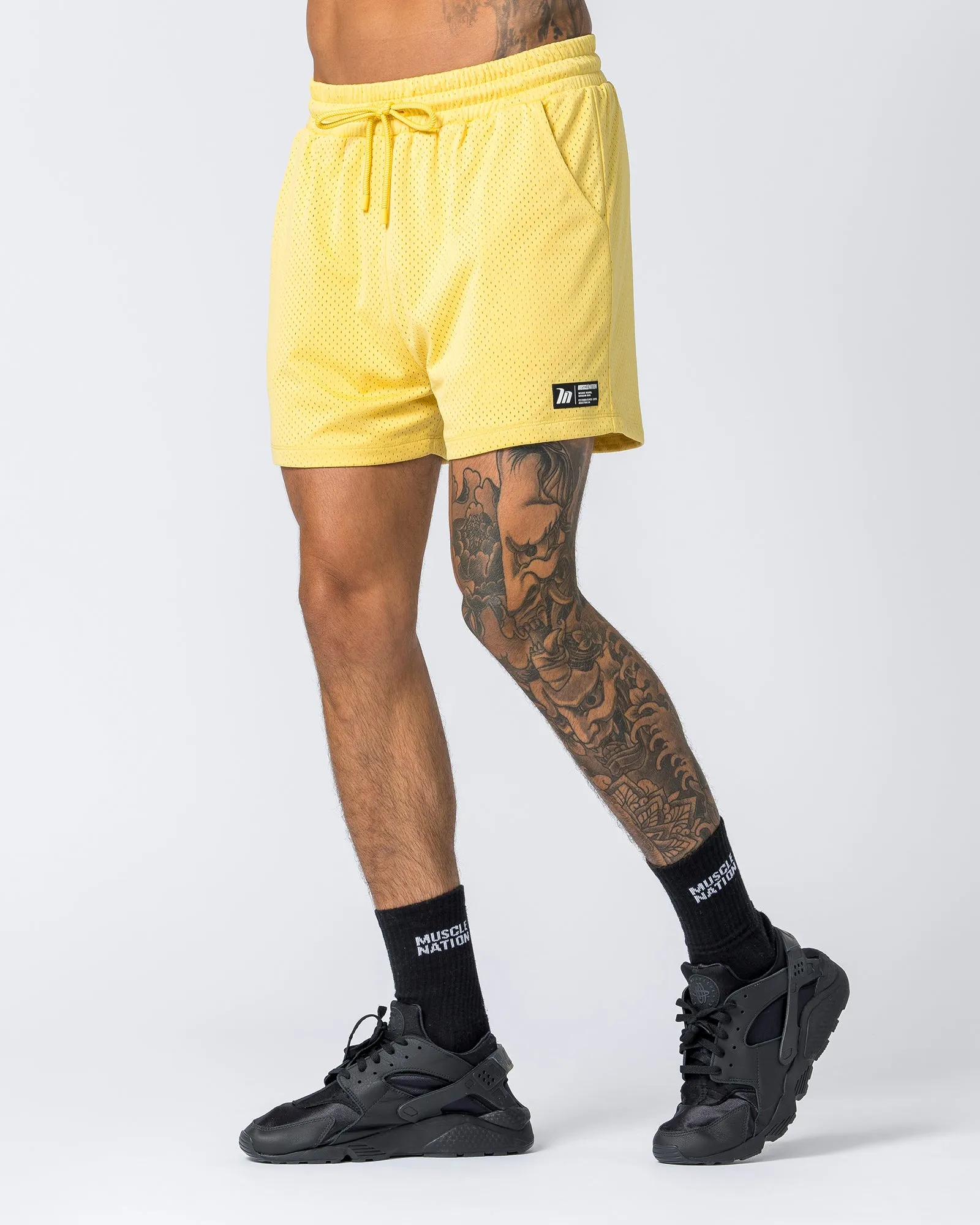 Lay Up 3.5" Shorts - Pineapple sold by Muscle Nation product image thumbnail 3