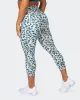 Zero Rise Everyday 7/8 Leggings - Marine Cheetah Print sold by Muscle Nation