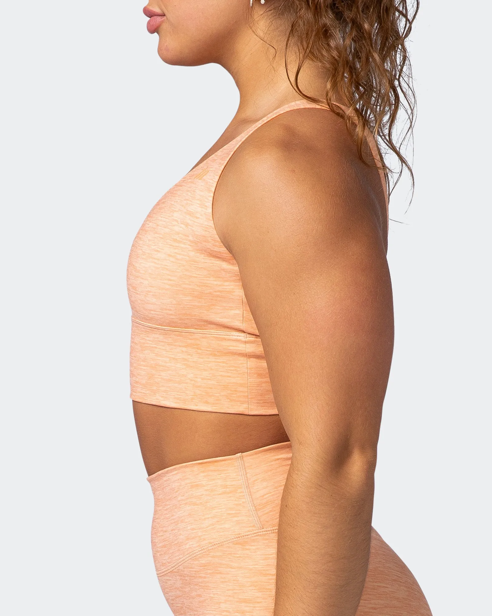 Lift Longline Bra - Apricot Marl sold by Muscle Nation product image thumbnail 4