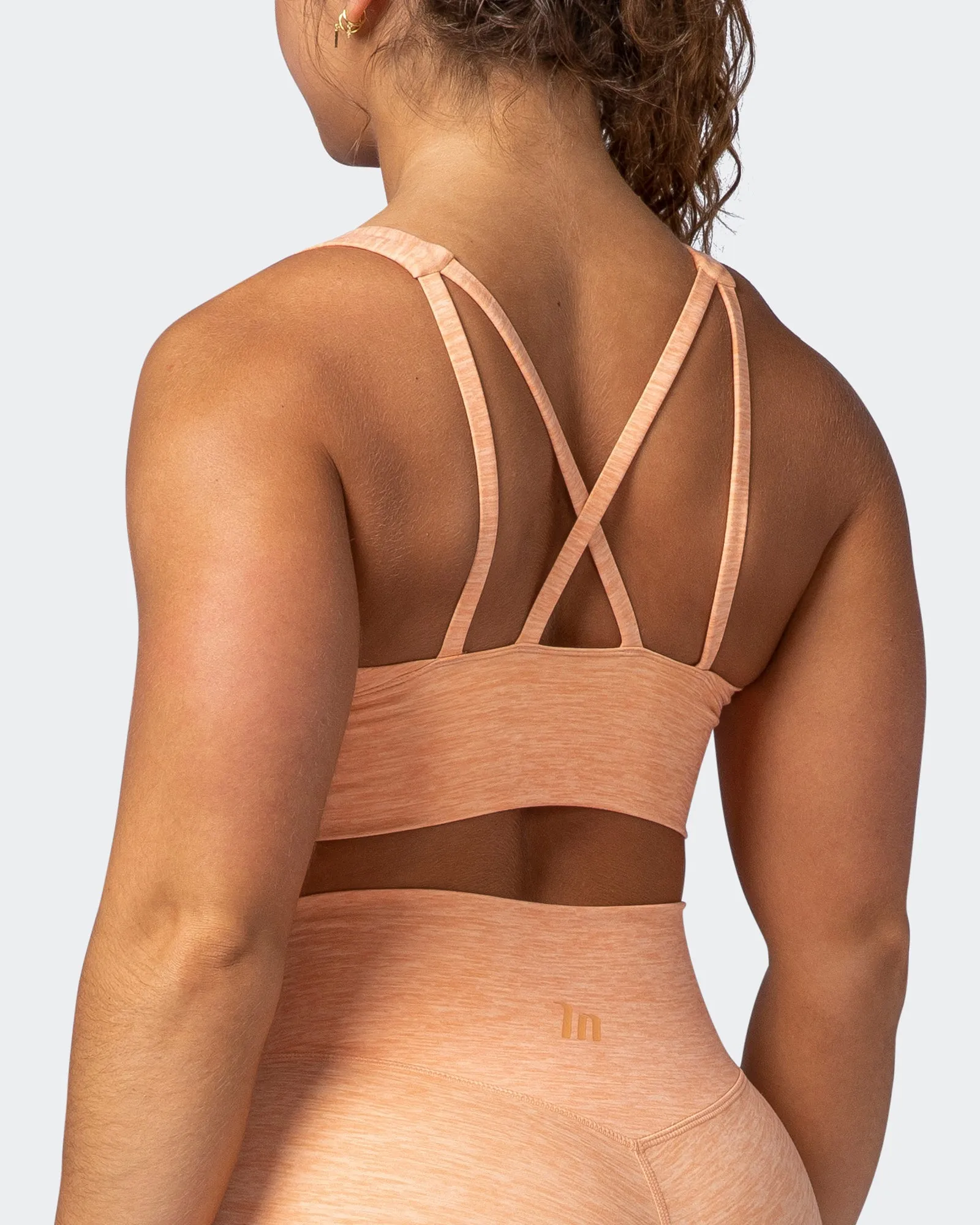 Lift Longline Bra - Apricot Marl sold by Muscle Nation product image thumbnail 5
