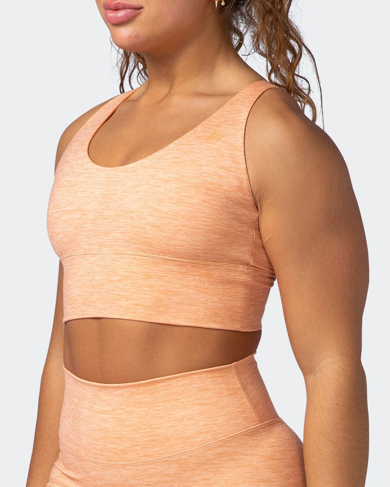 Lift Longline Bra - Apricot Marl sold by Muscle Nation product image thumbnail 3