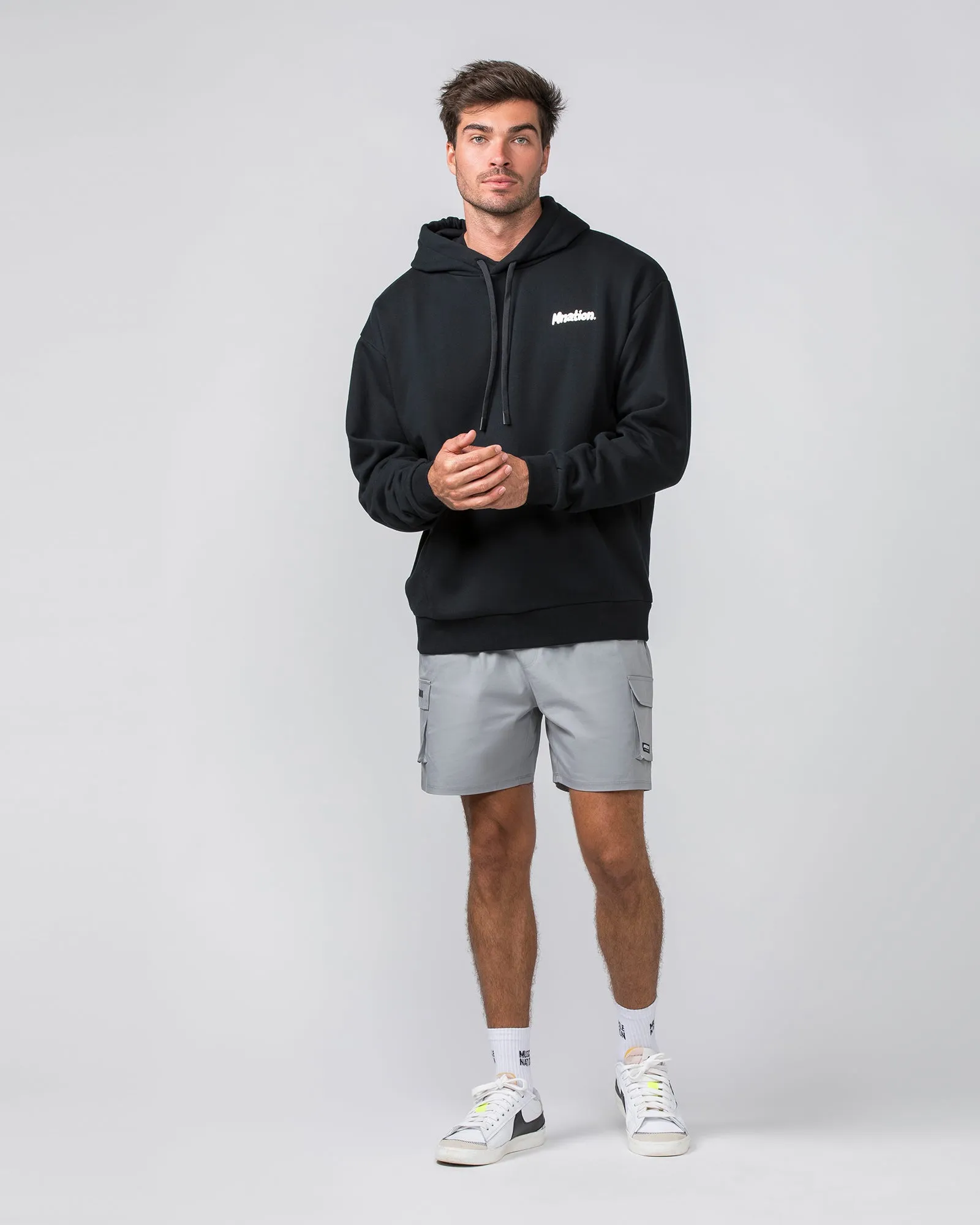 MNation Oversized Hoodie - Black sold by Muscle Nation product image thumbnail 5