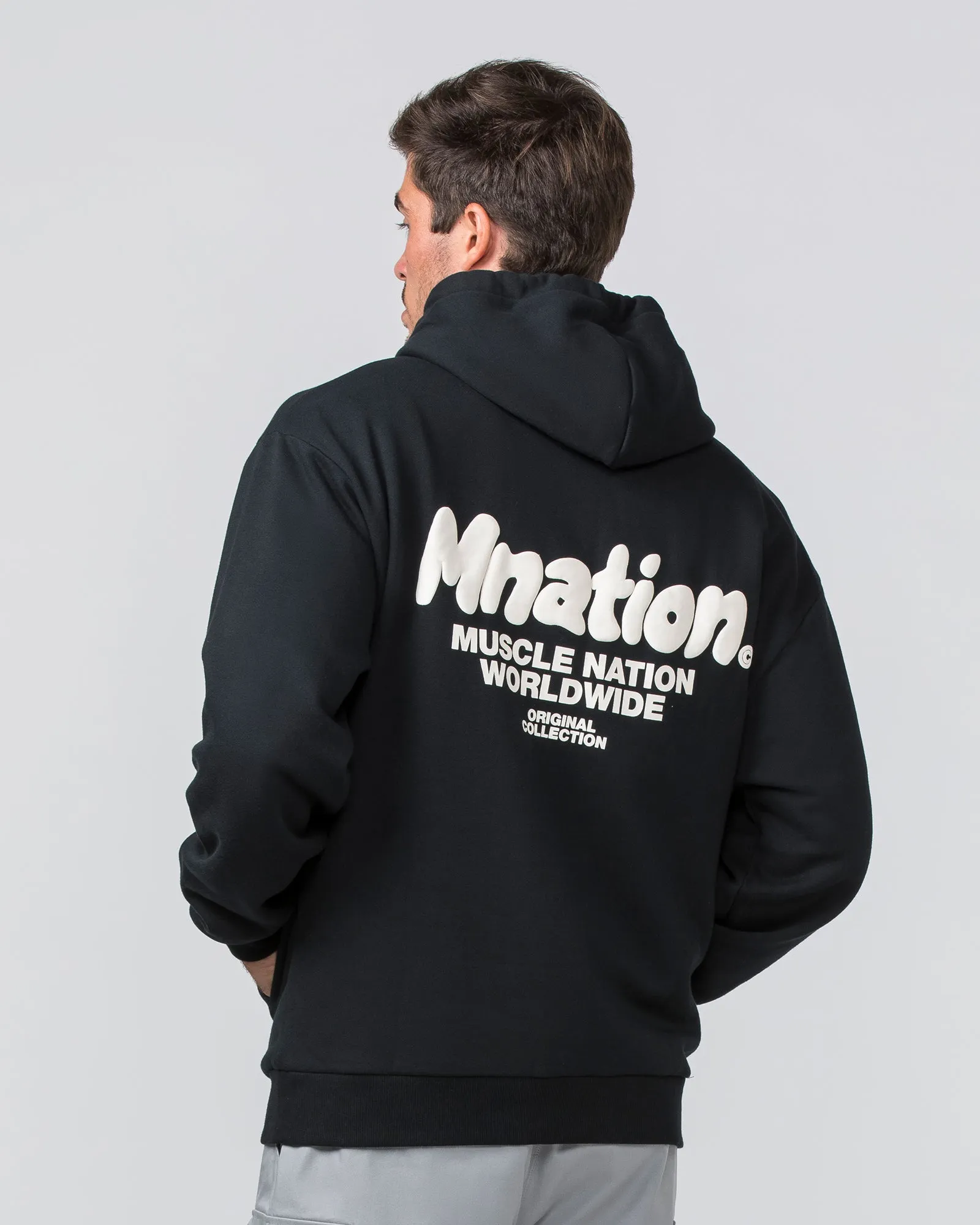 MNation Oversized Hoodie - Black sold by Muscle Nation product image thumbnail 4