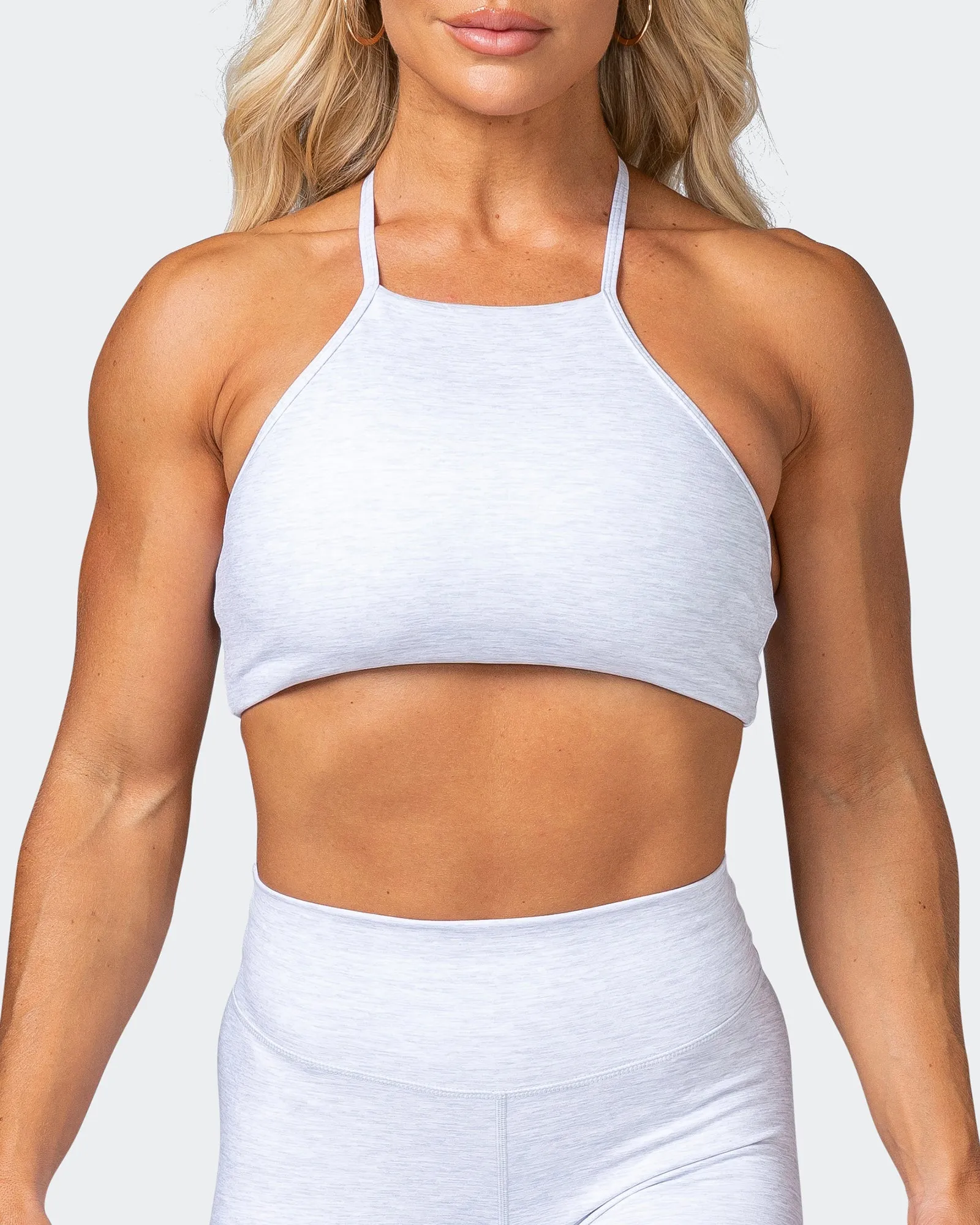 HBxMN Enticing Bralette - White Grey Marl sold by Muscle Nation product image thumbnail 2