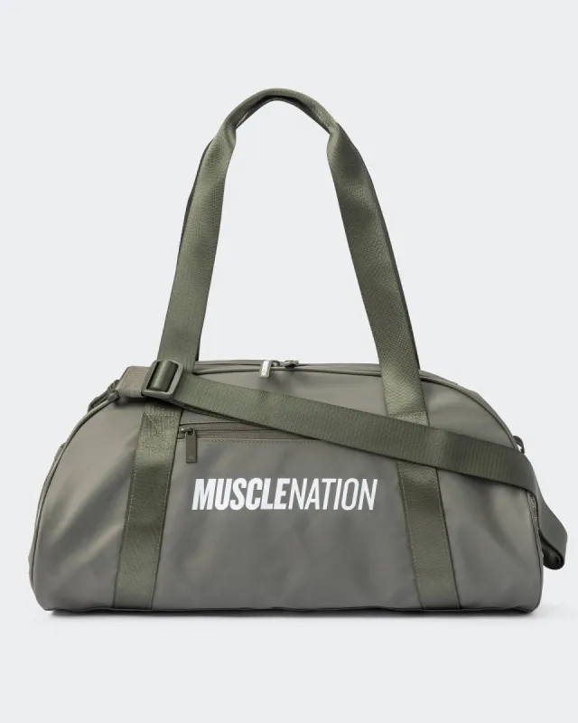 MN Sports Bag - Khaki sold by Muscle Nation