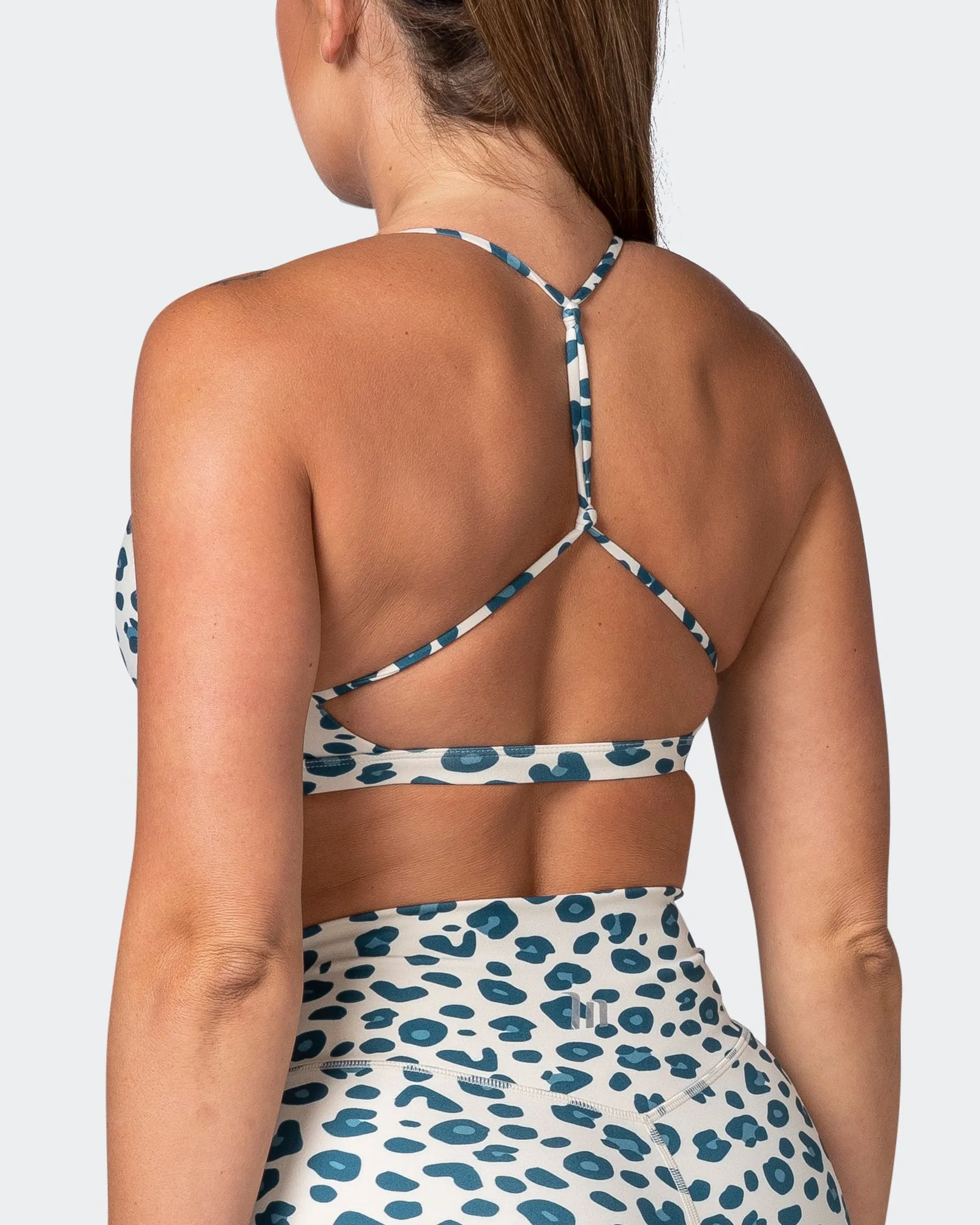 Sun Kissed Bralette - Marine Cheetah Print sold by Muscle Nation product image thumbnail 5