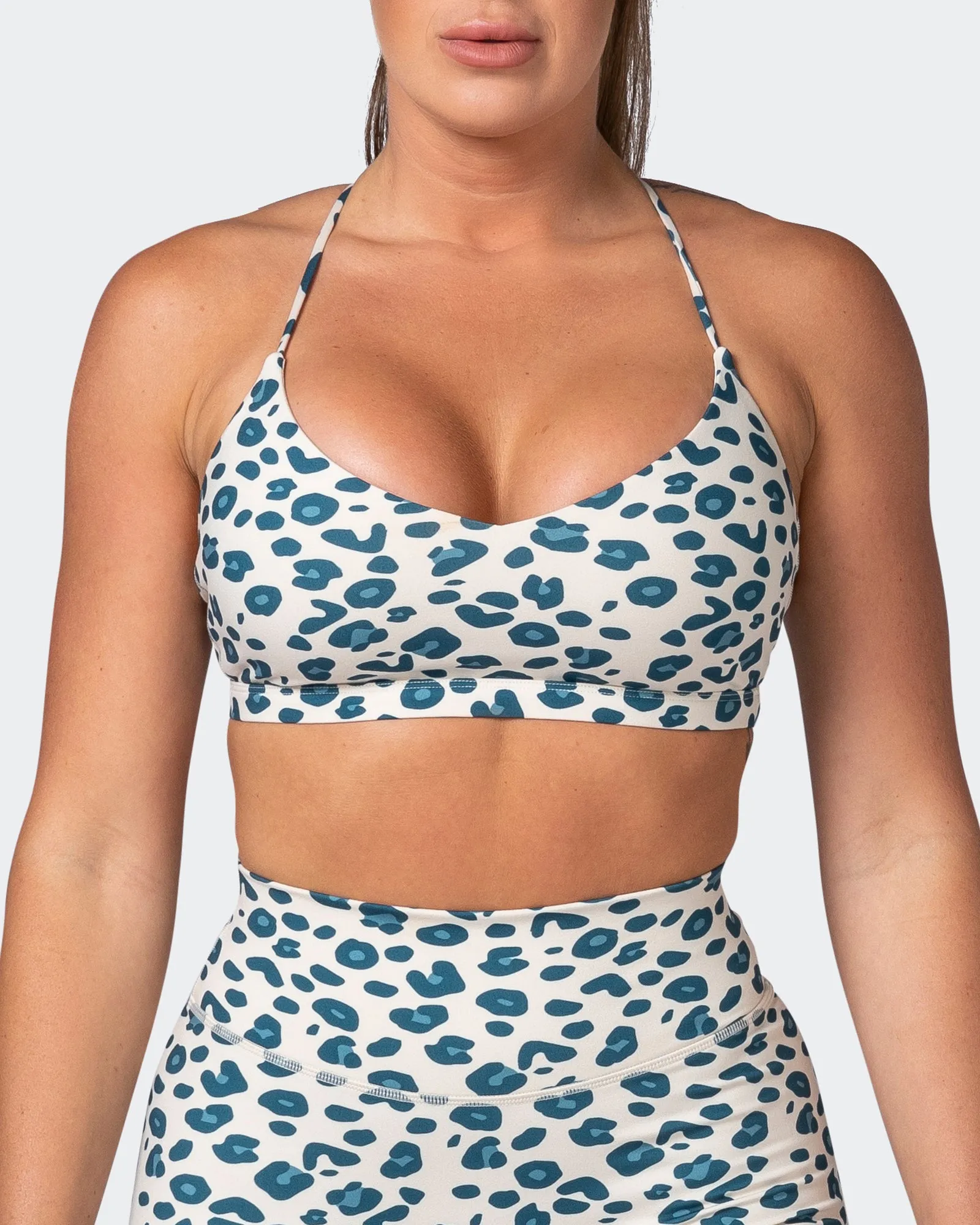 Sun Kissed Bralette - Marine Cheetah Print sold by Muscle Nation product image thumbnail 2