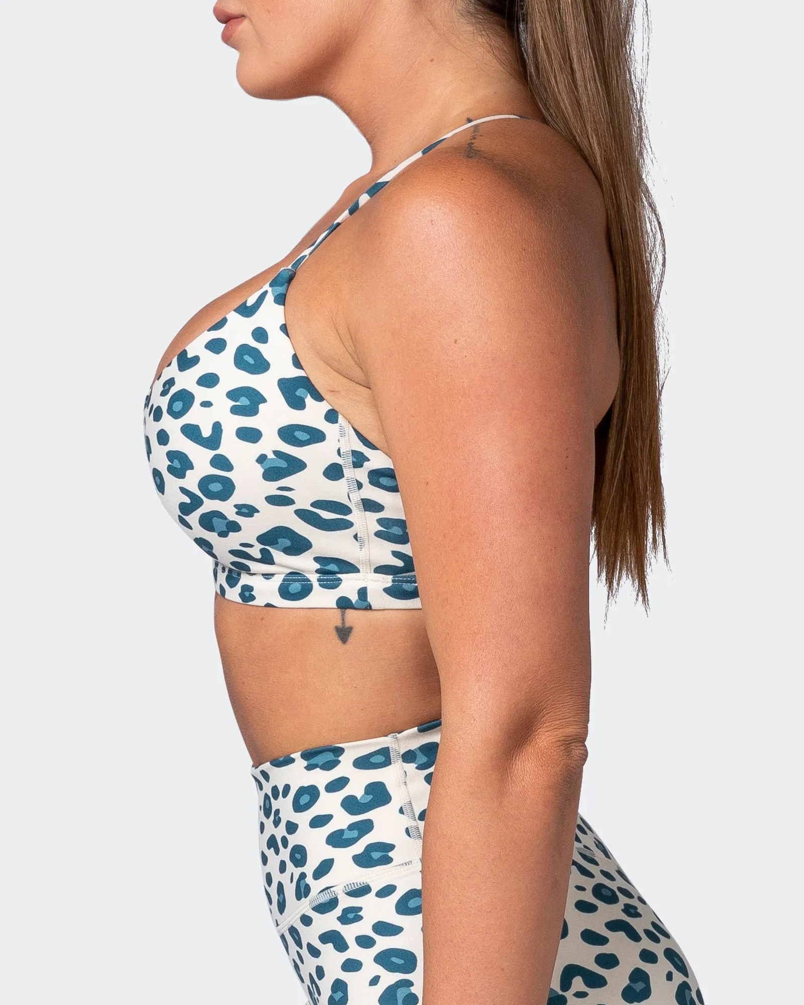 Sun Kissed Bralette - Marine Cheetah Print sold by Muscle Nation product image thumbnail 4