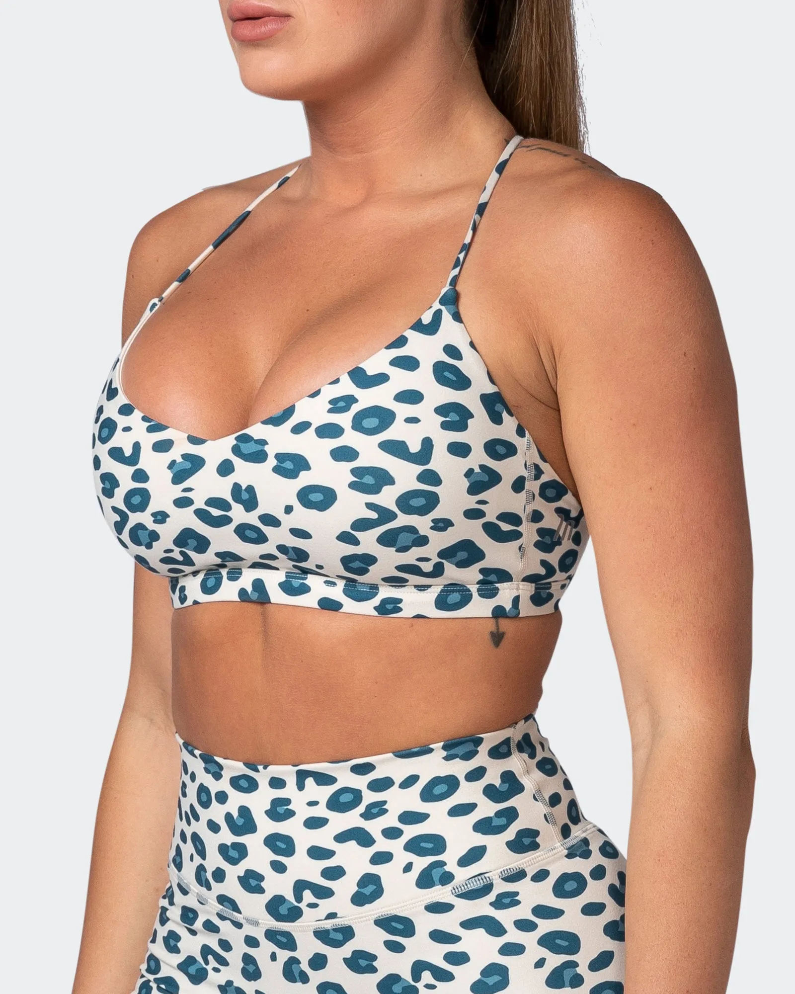 Sun Kissed Bralette - Marine Cheetah Print sold by Muscle Nation product image thumbnail 3