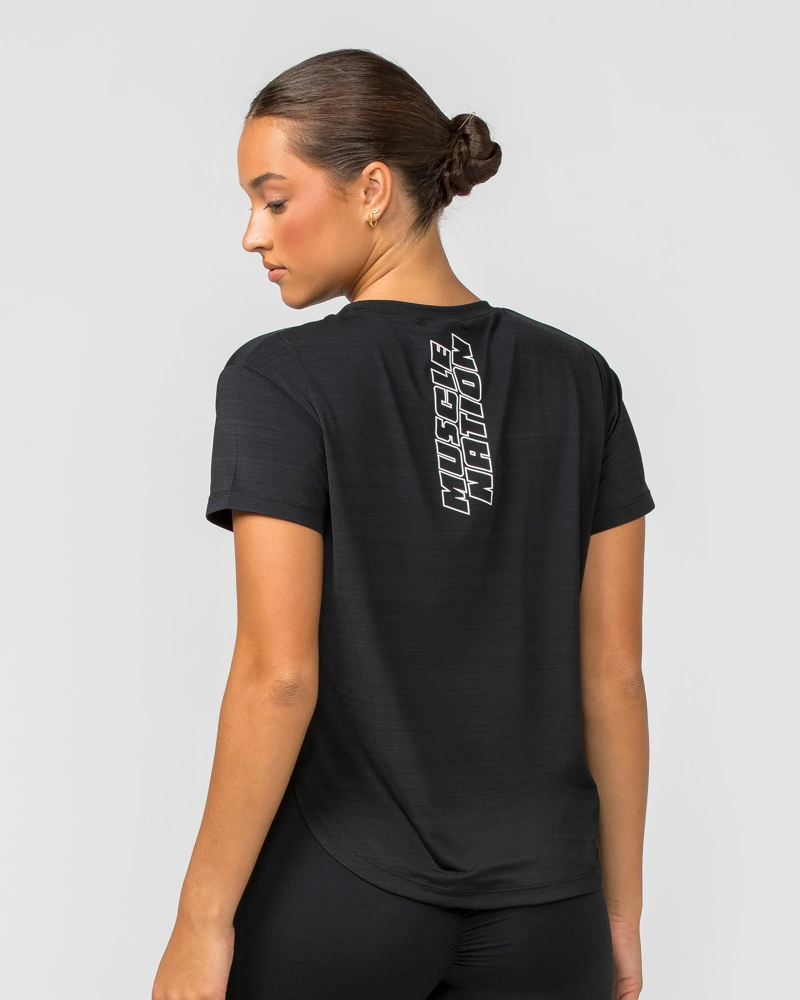 Ignite Training Tee - Black sold by Muscle Nation product image thumbnail 3