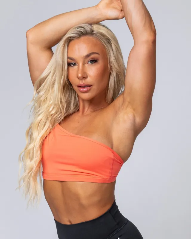 HBxMN Sea Spray Bralette - Hot Coral sold by Muscle Nation