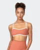 Curves Rib Bralette - Burnt Sienna sold by Muscle Nation