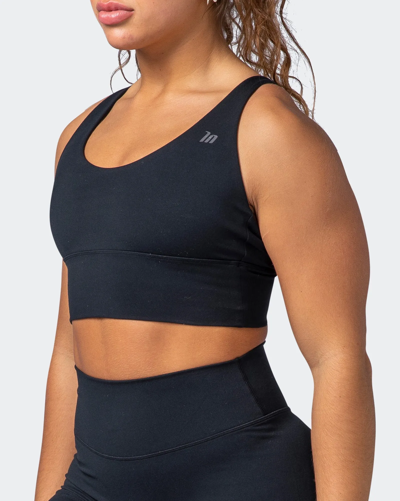 Lift Longline Bra - Black sold by Muscle Nation product image thumbnail 3