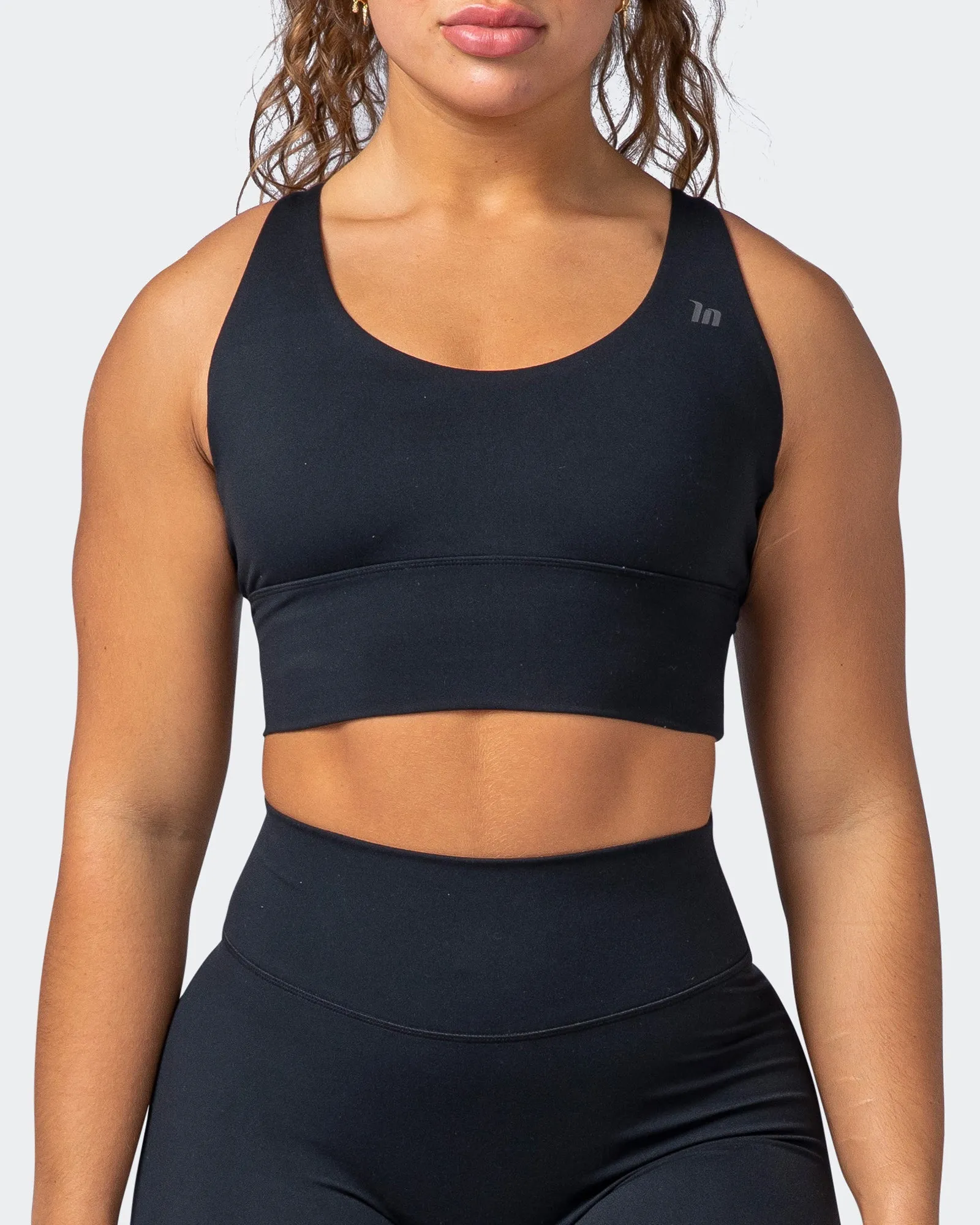 Lift Longline Bra - Black sold by Muscle Nation product image thumbnail 2