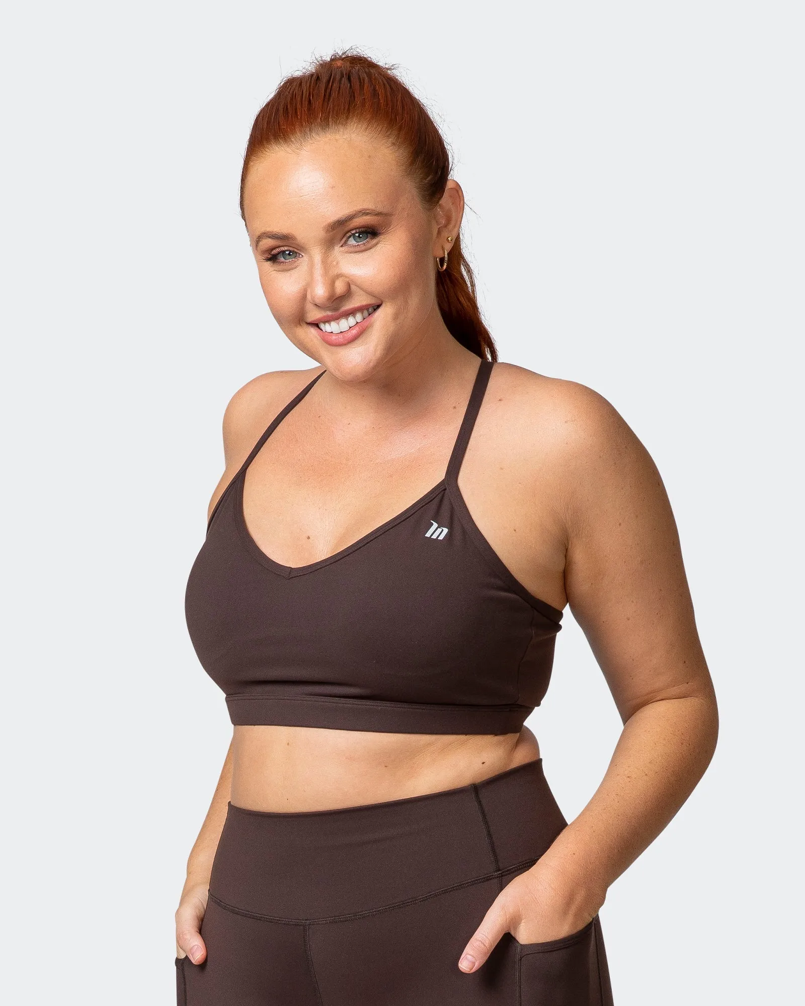 Weightless Bra - Cocoa sold by Muscle Nation