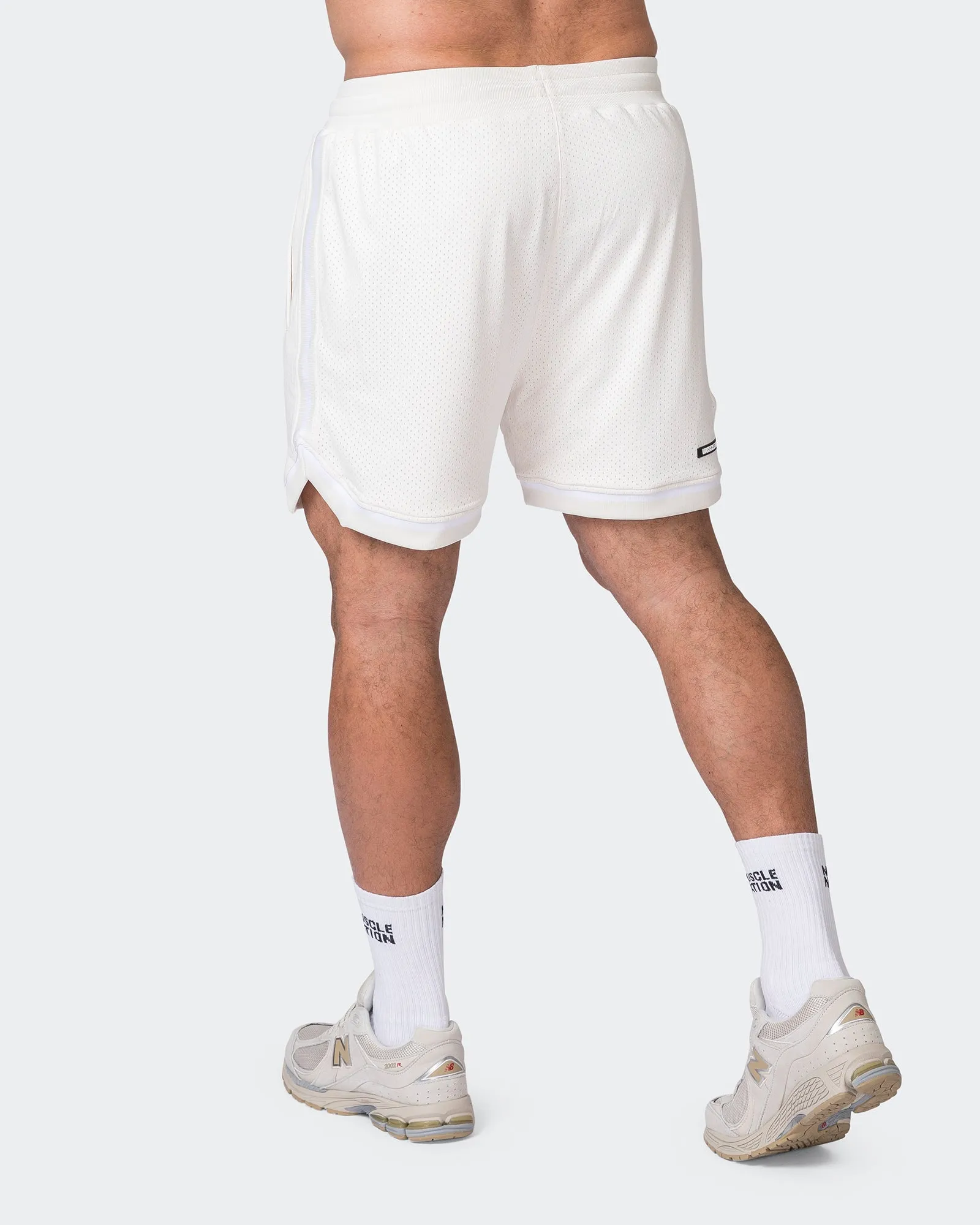 Mens 5" Basketball Shorts - Travertine sold by Muscle Nation product image thumbnail 5