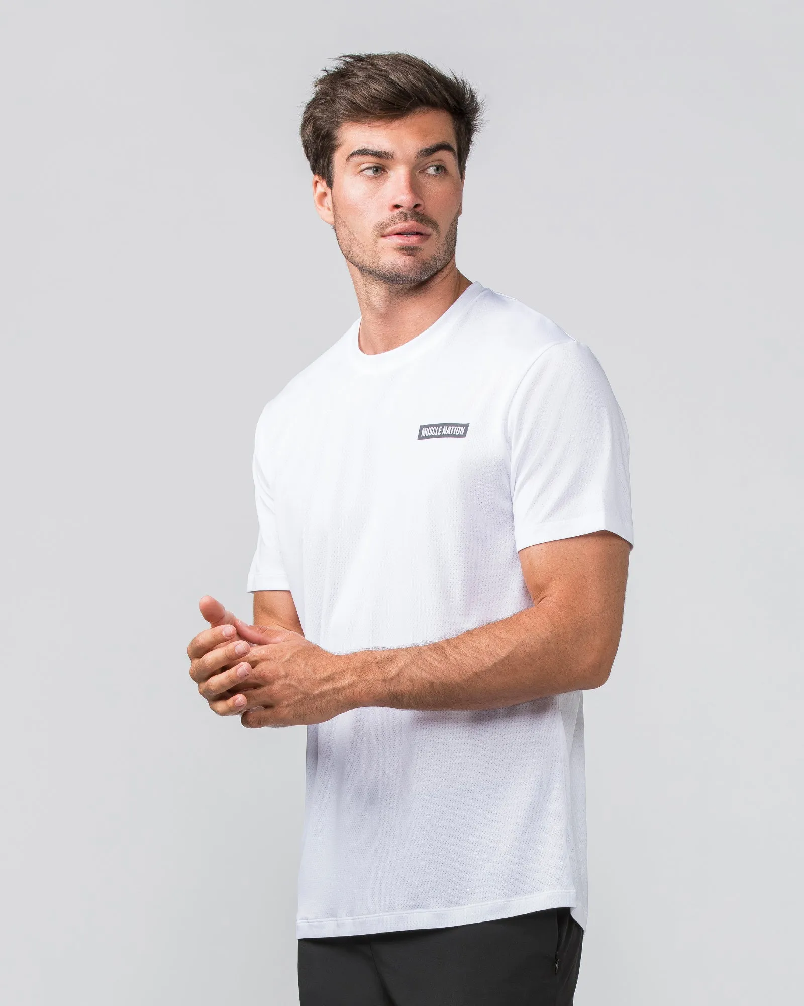 Relaxed Active Tee - White sold by Muscle Nation product image thumbnail 2