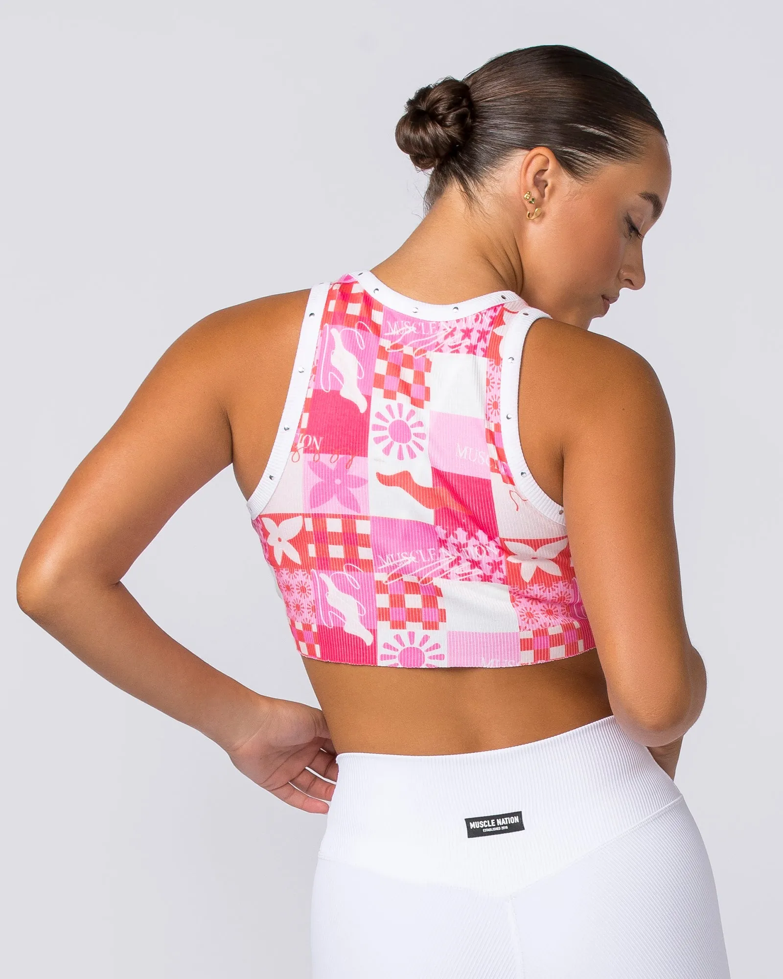 MN Rib Tank - Abstract Print sold by Muscle Nation product image thumbnail 5