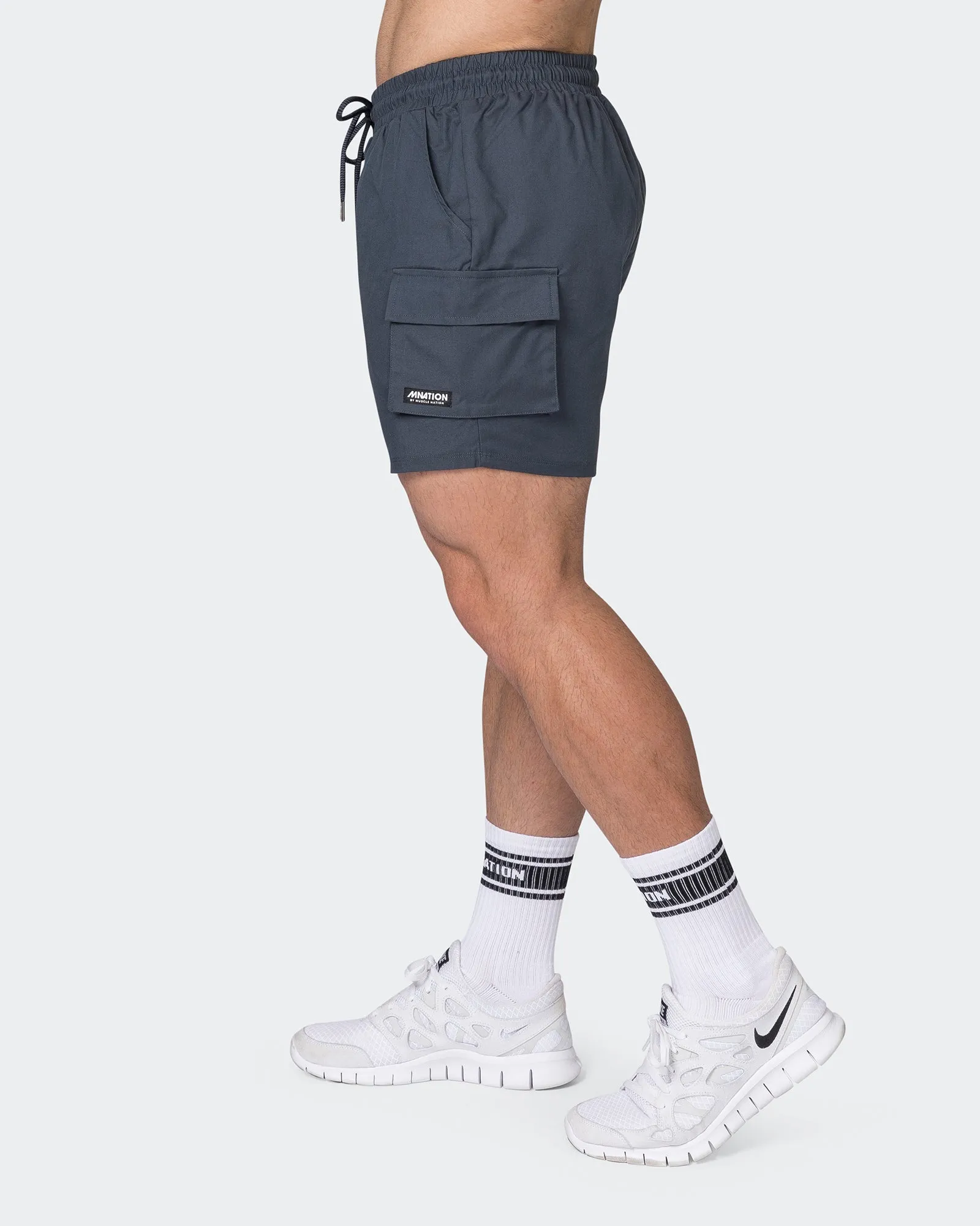 Daily Cargo 5" Shorts - Thunder sold by Muscle Nation product image thumbnail 4
