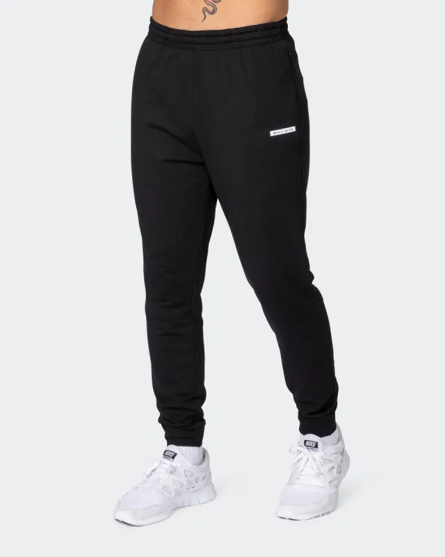 Legacy Training Tapered Joggers - Black sold by Muscle Nation