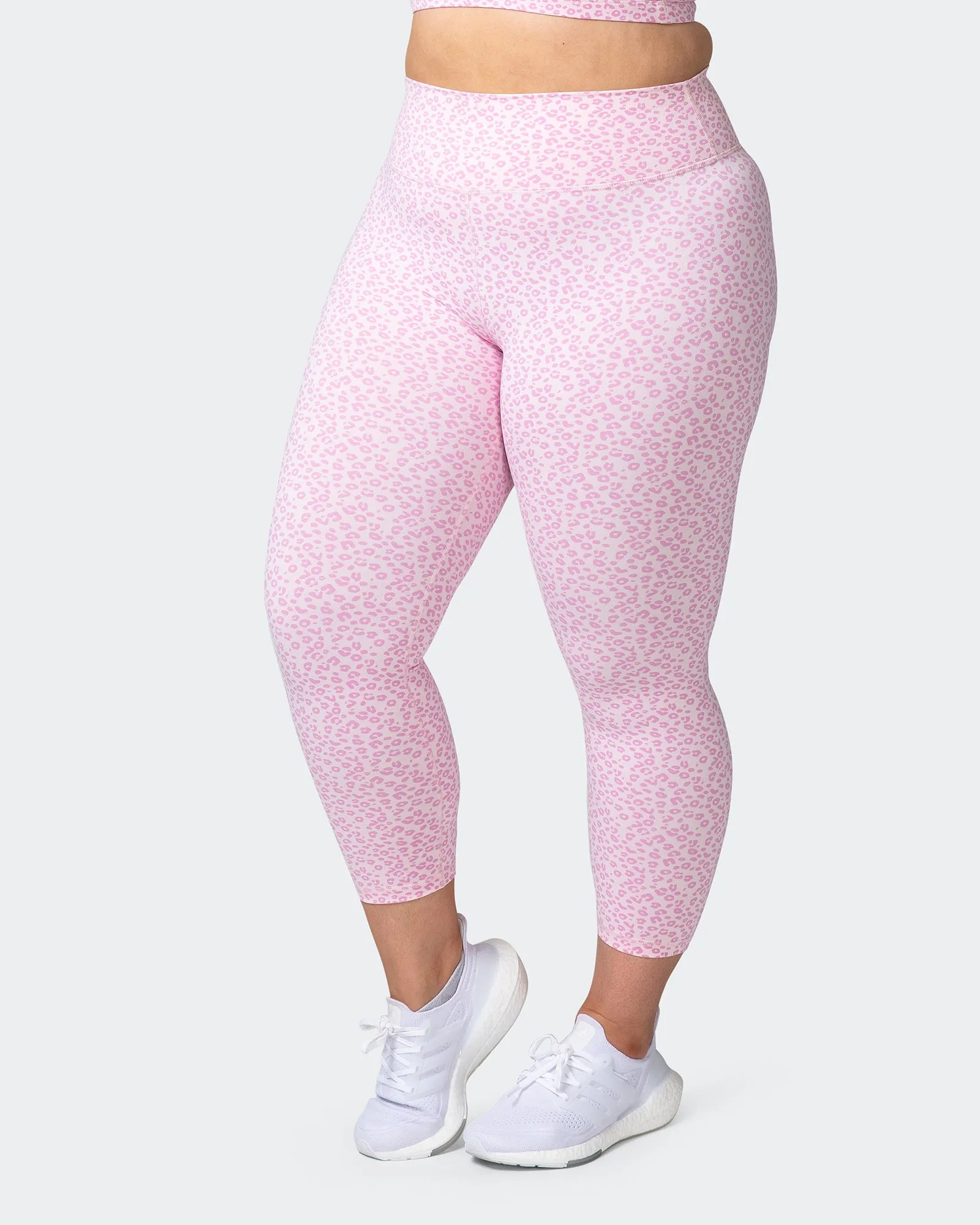 Signature Scrunch 7/8 Leggings - Rose Quartz Mini Cheetah Print sold by Muscle Nation product image thumbnail 3