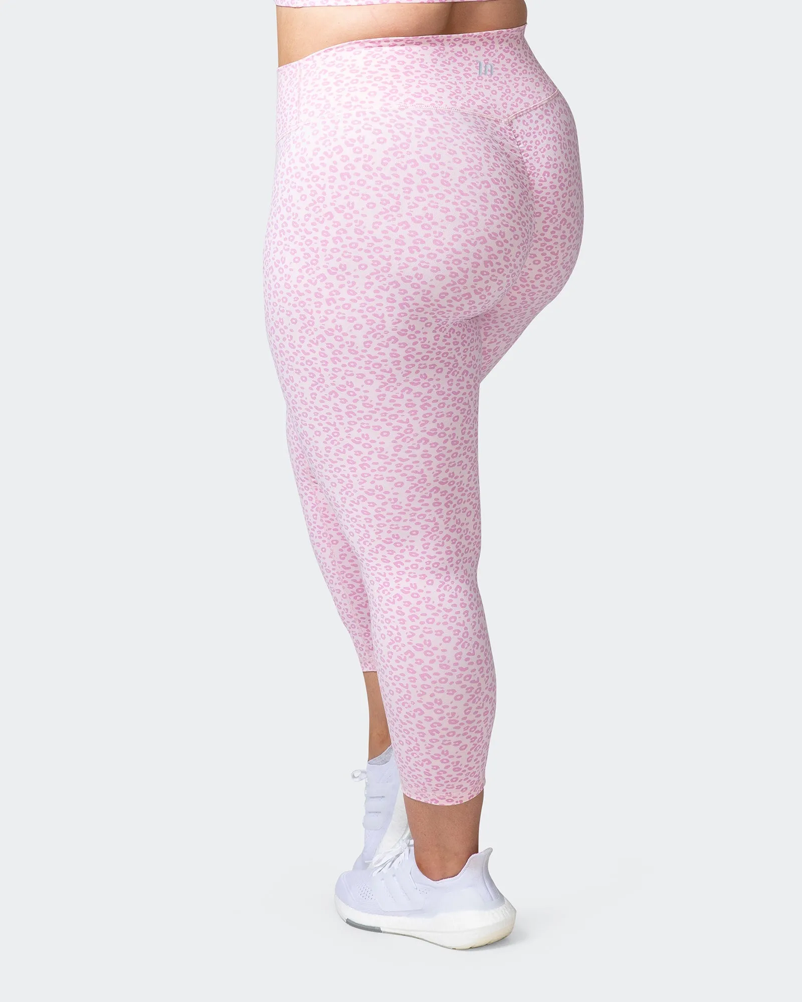 Signature Scrunch 7/8 Leggings - Rose Quartz Mini Cheetah Print sold by Muscle Nation product image thumbnail 5