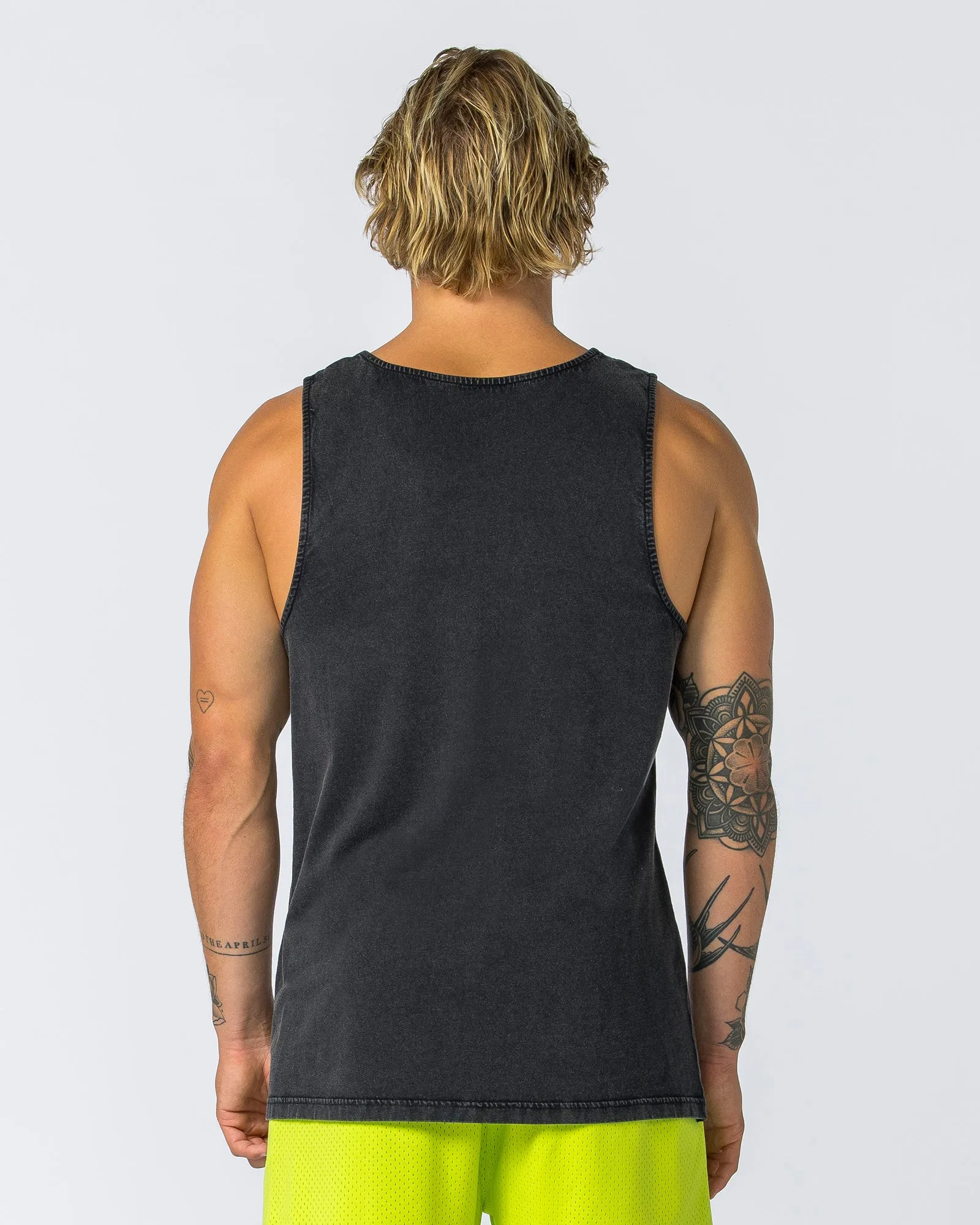 H Back Tank - Washed Black sold by Muscle Nation product image thumbnail 4