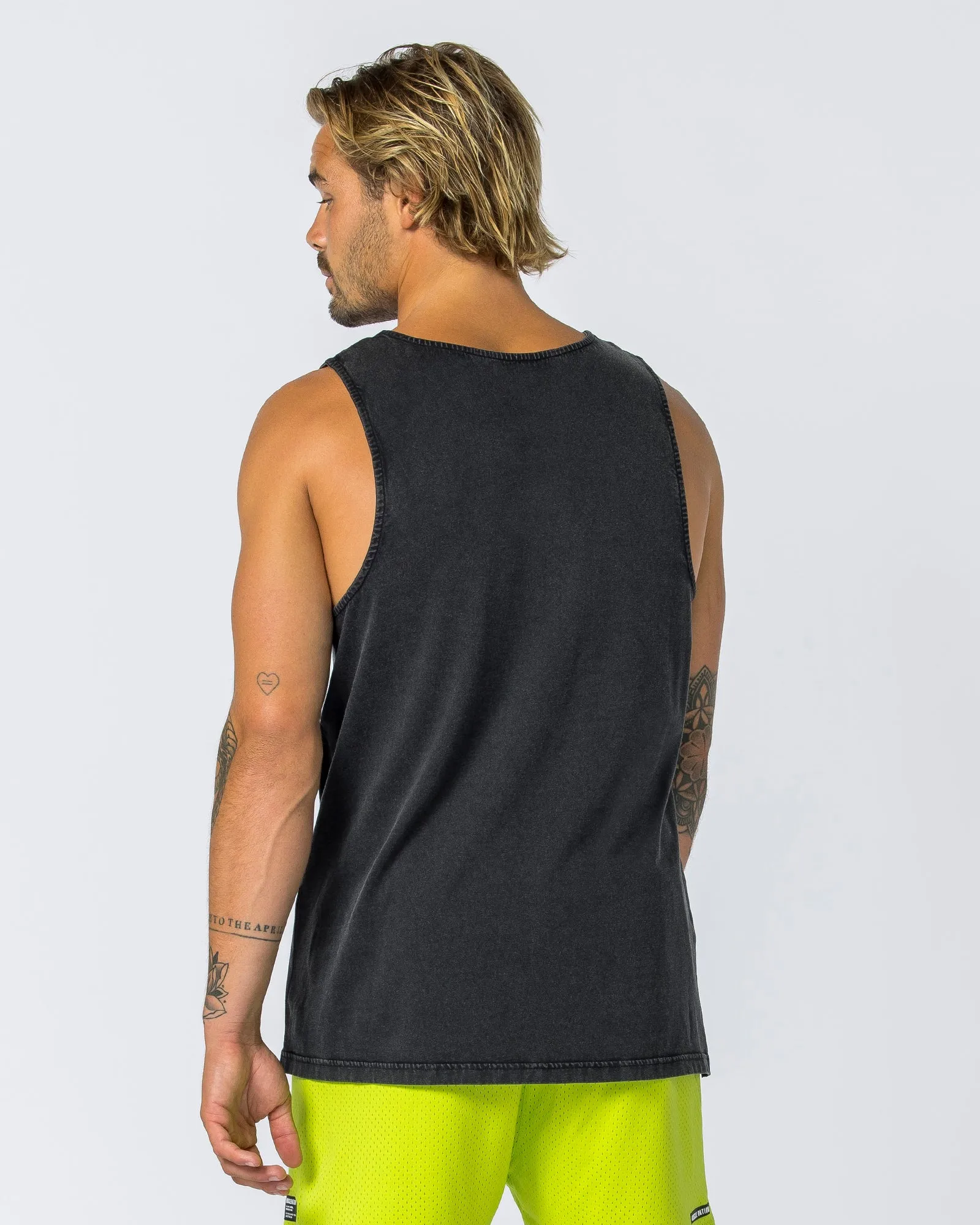 H Back Tank - Washed Black sold by Muscle Nation product image thumbnail 3