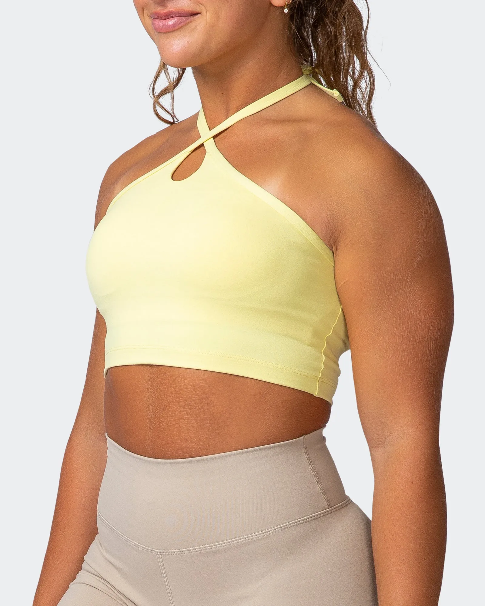 Shimmer Bra Tank Combo - Lemon Fizz sold by Muscle Nation product image thumbnail 3