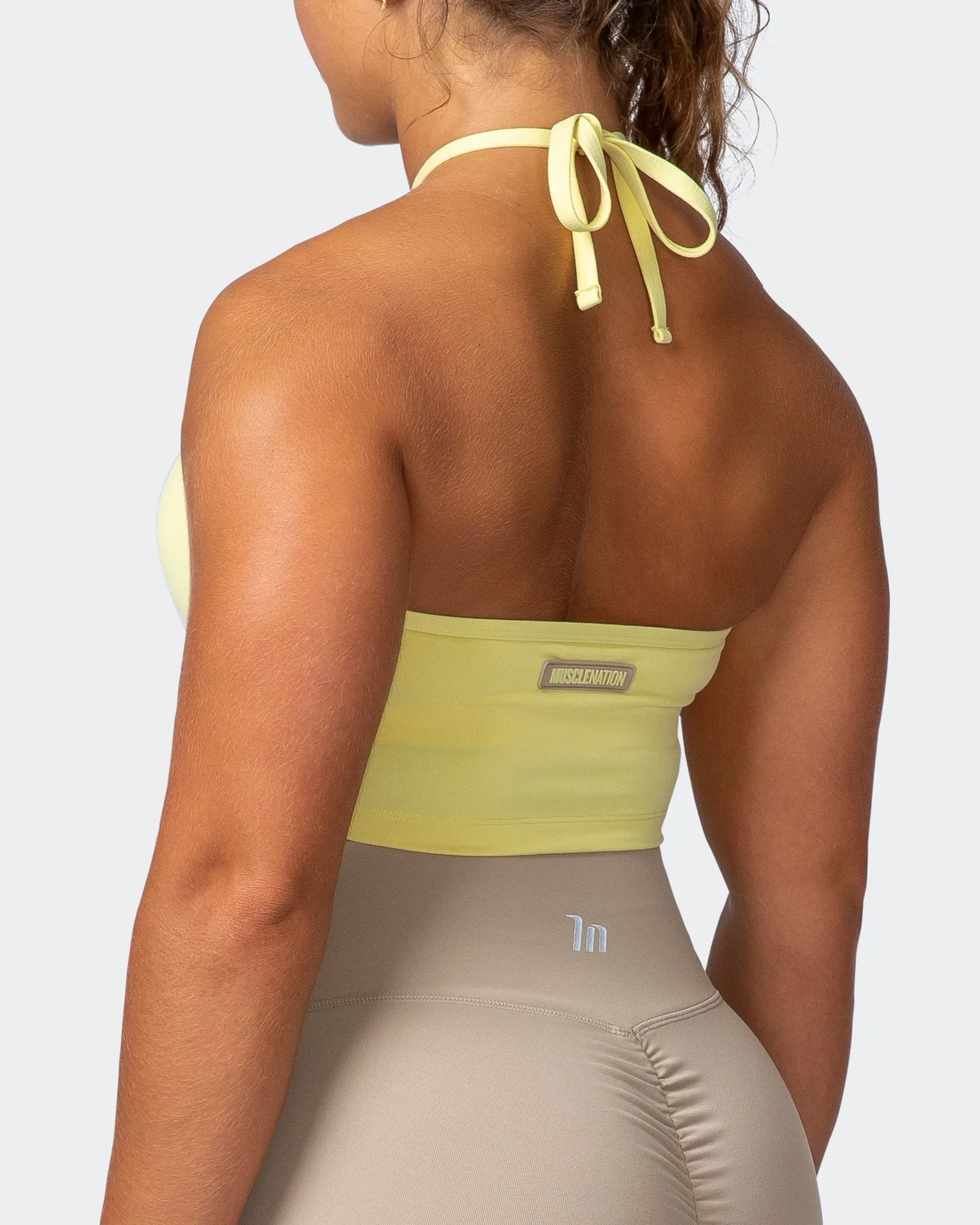 Shimmer Bra Tank Combo - Lemon Fizz sold by Muscle Nation product image thumbnail 5