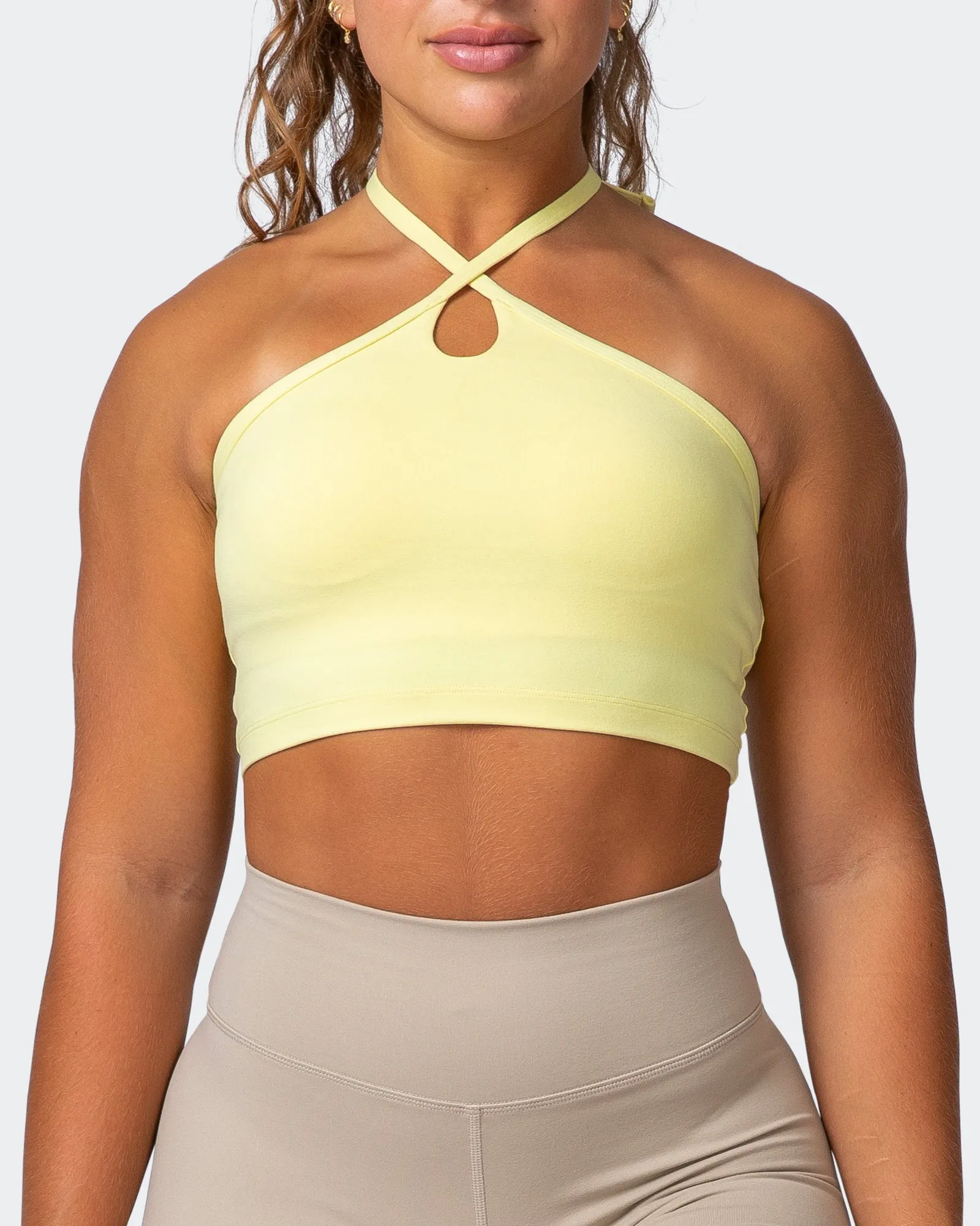 Shimmer Bra Tank Combo - Lemon Fizz sold by Muscle Nation product image thumbnail 2