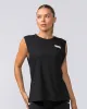 Faster Drop Arm Tank - Black sold by Muscle Nation