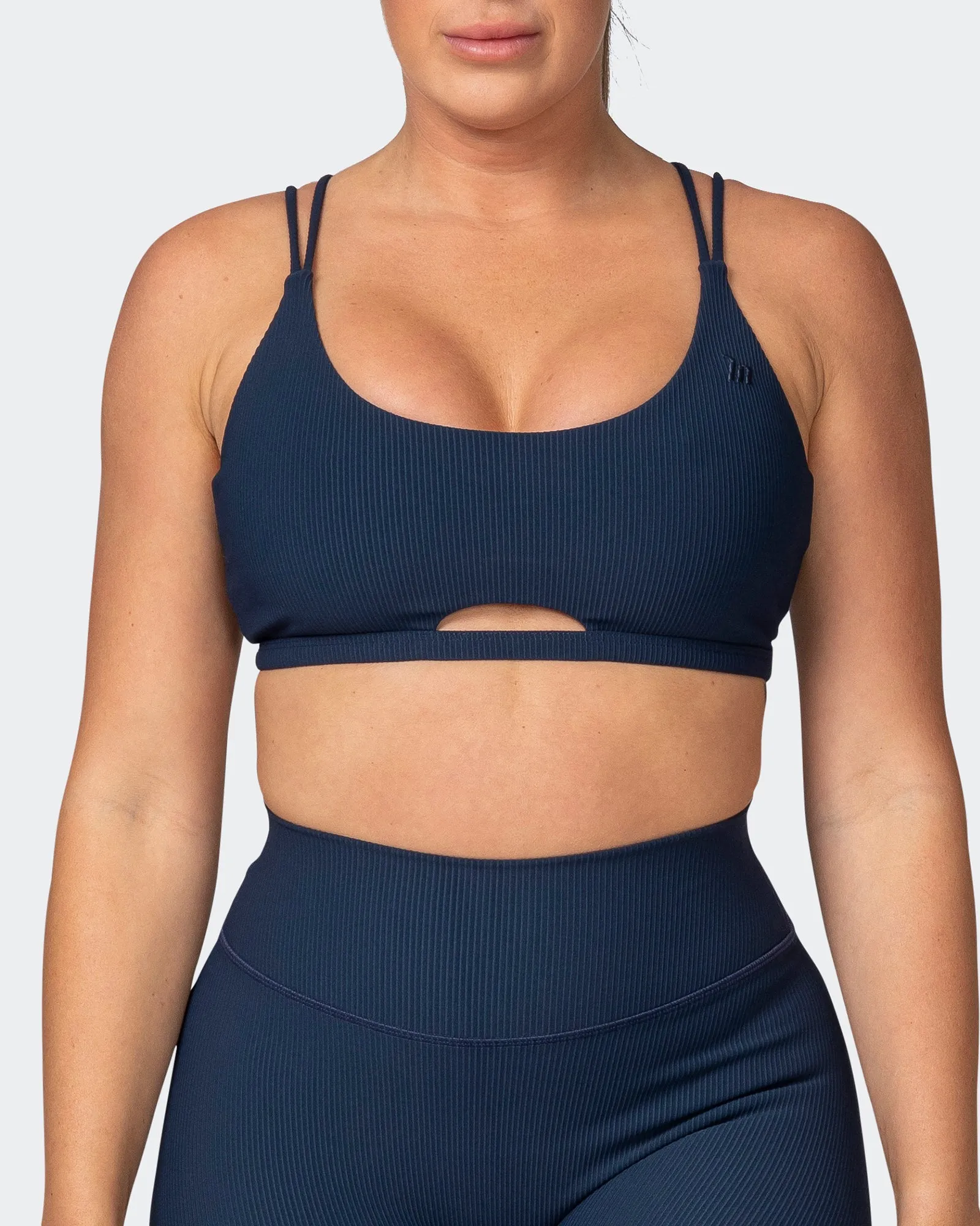 All Day Rib Bralette - Navy sold by Muscle Nation product image thumbnail 2