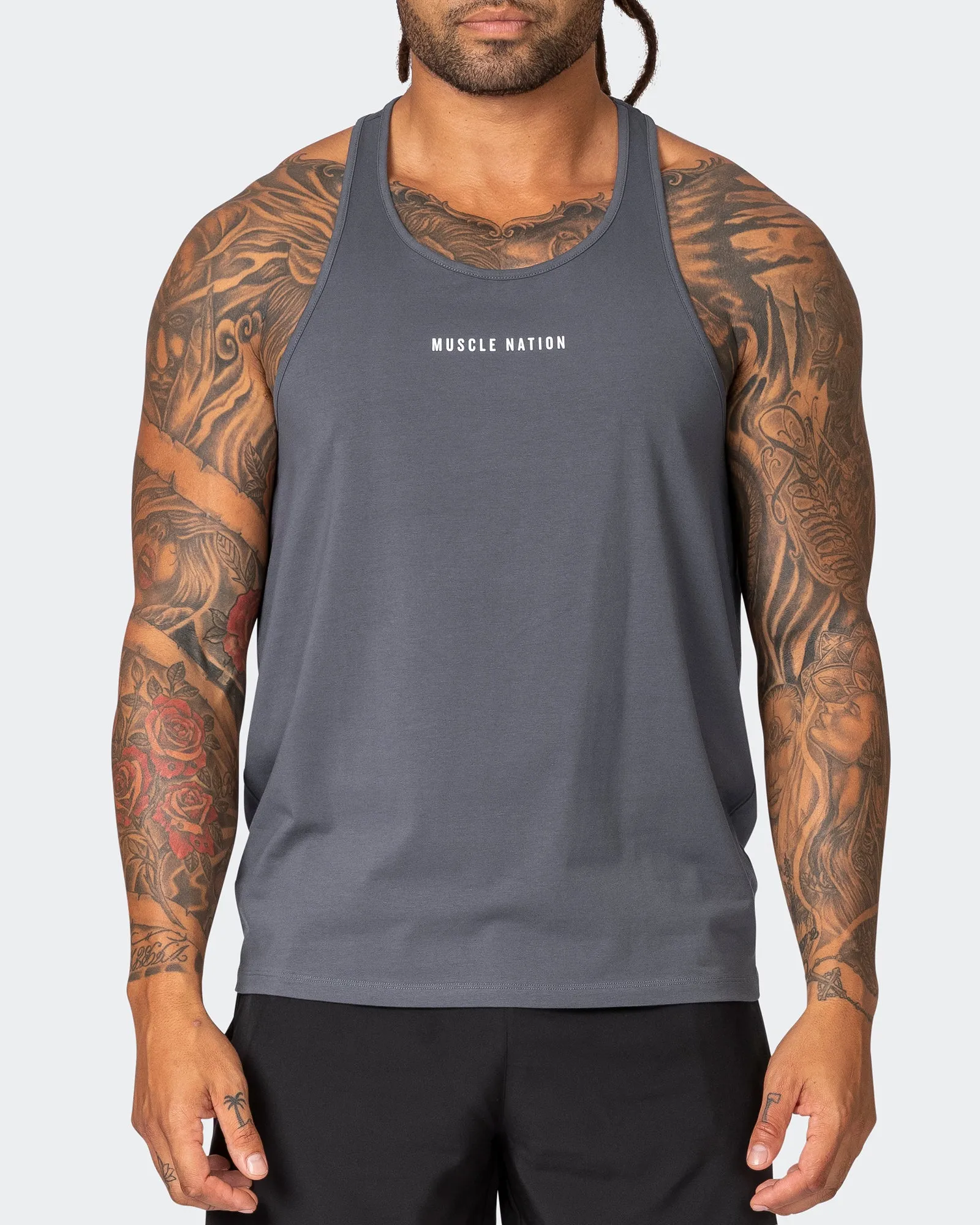 Infinite Y Back Singlet - Monument sold by Muscle Nation product image thumbnail 3